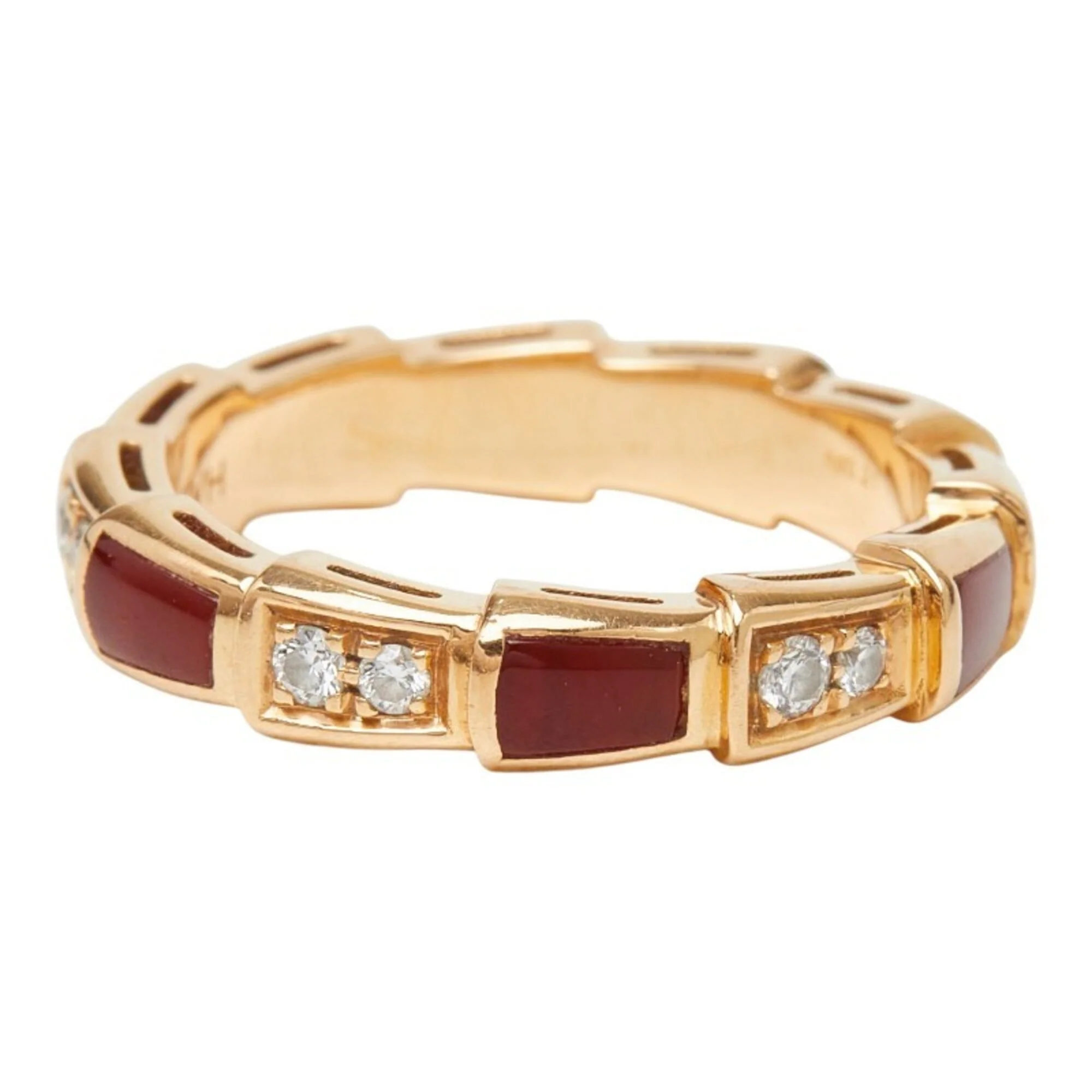 Serpenti Viper Ring 18K Rose Gold - Image 4