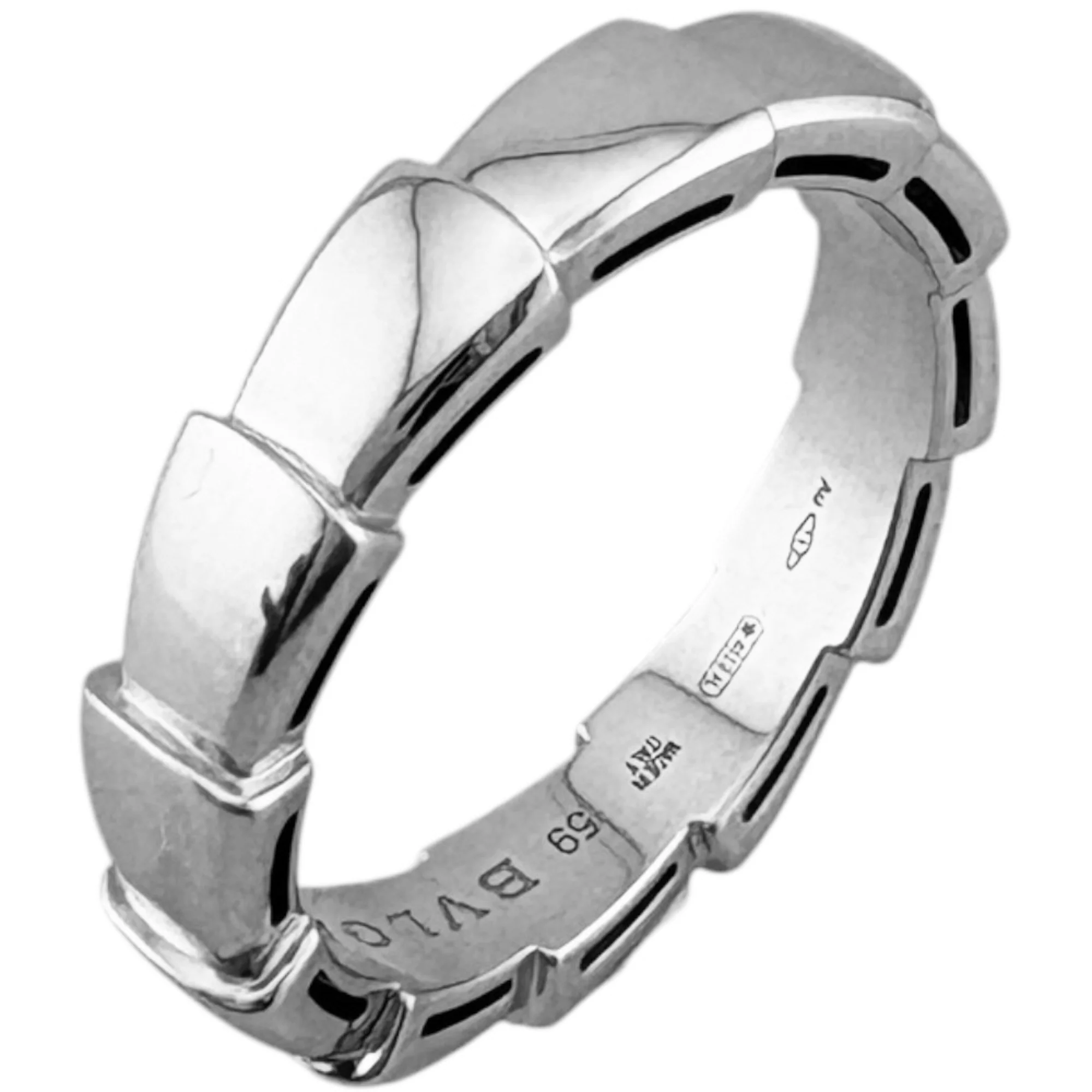 Serpenti Viper Ring 18K White Gold