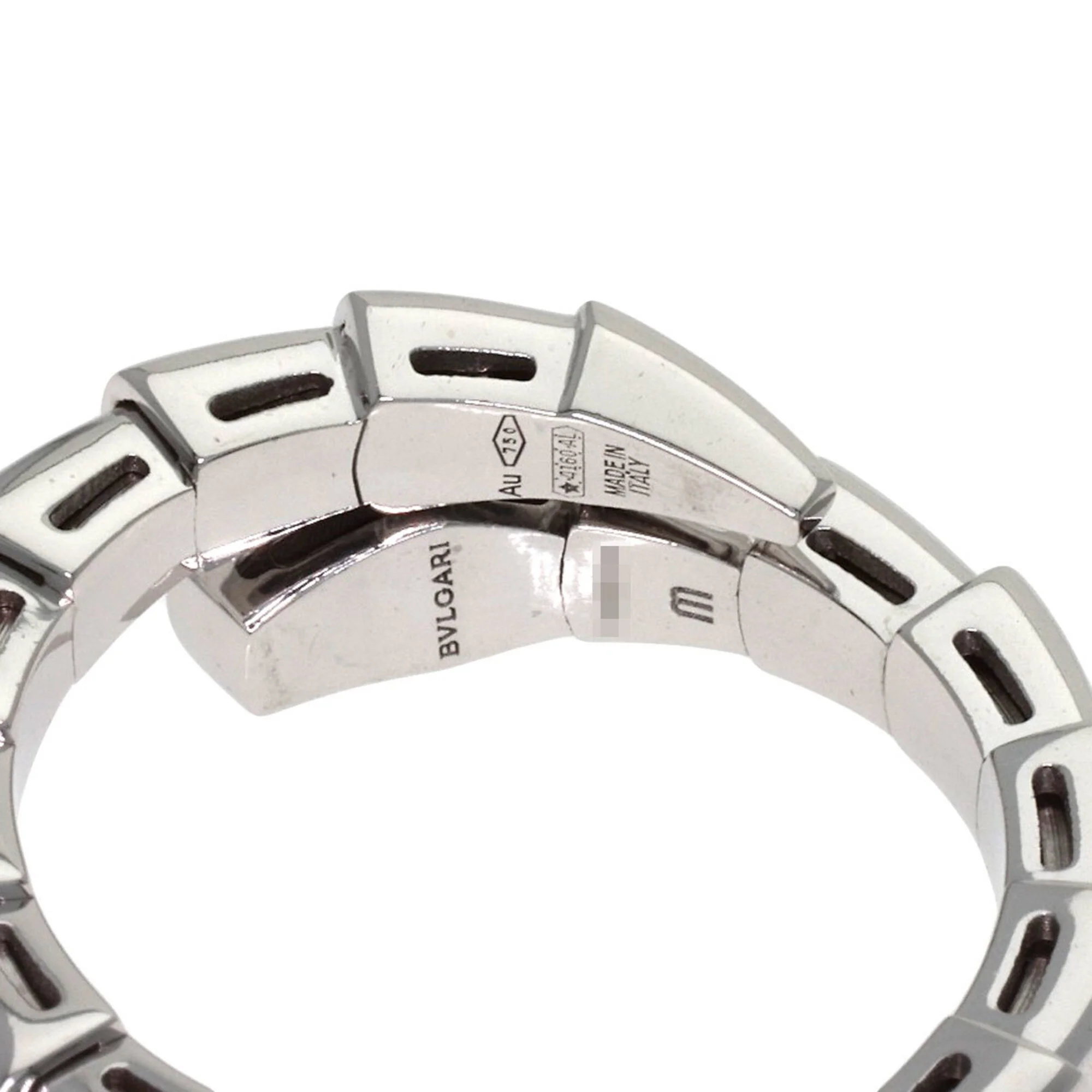 Serpenti Viper Ring 18K White Gold - Image 5