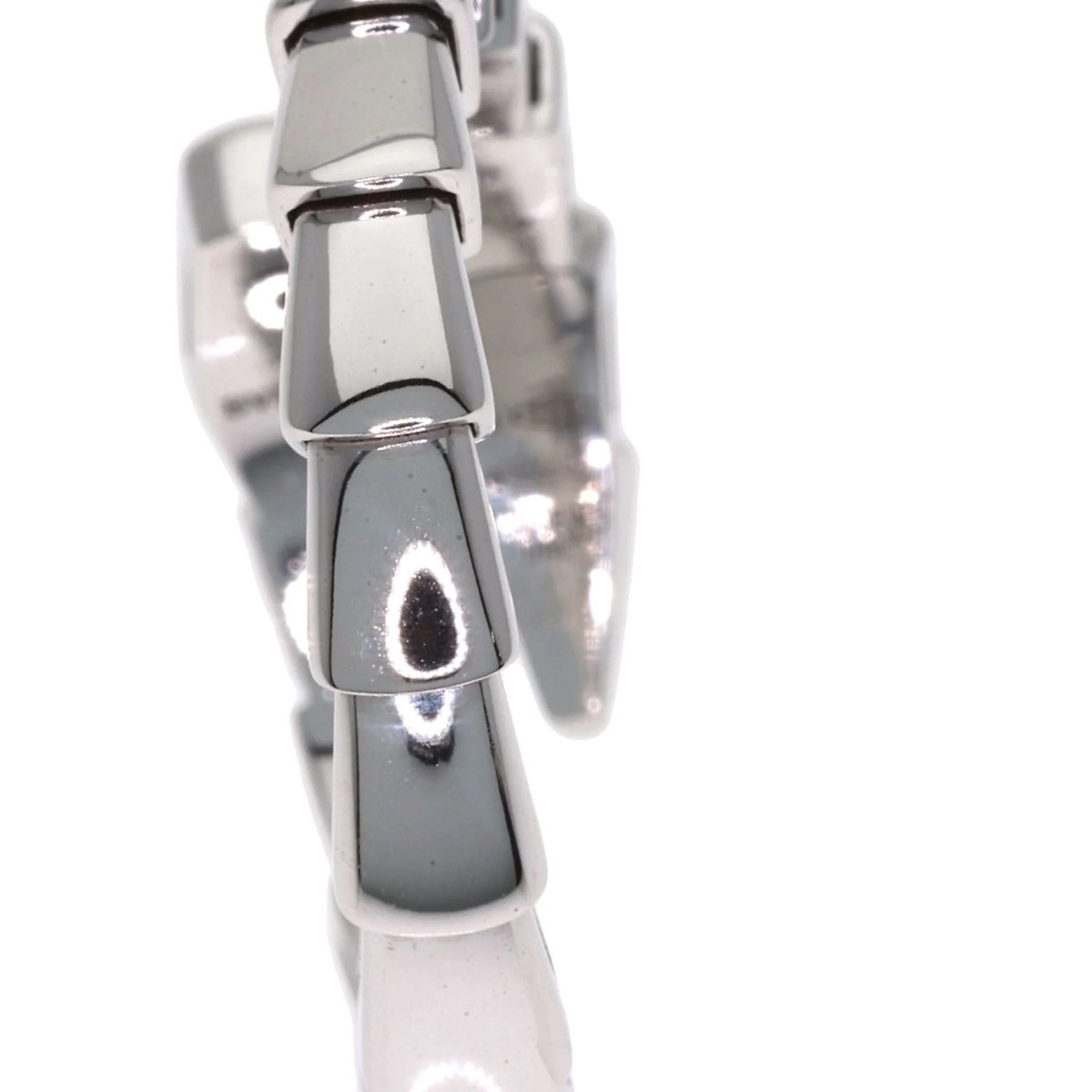 Serpenti Viper Ring 18K White Gold - Image 8