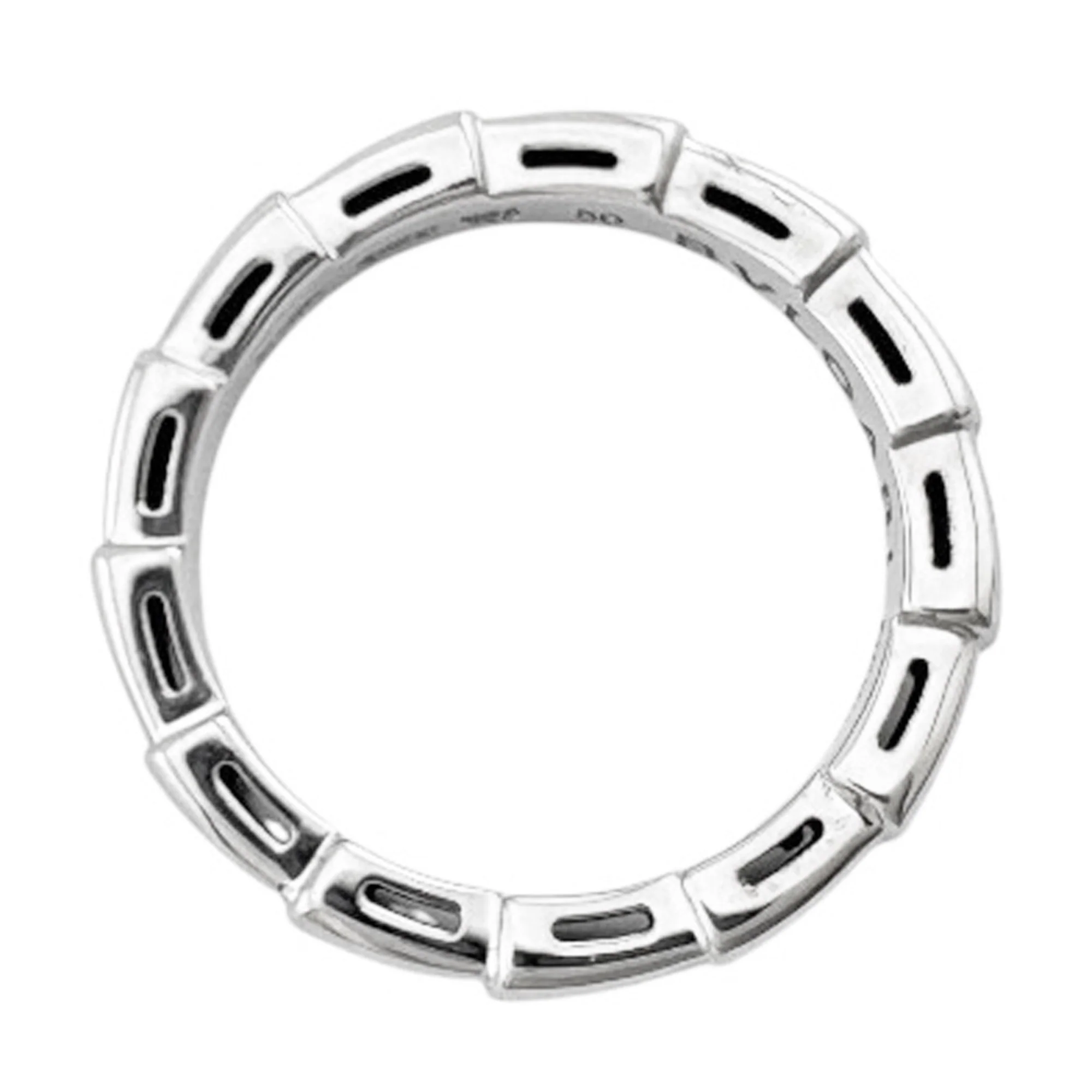 Serpenti Viper Ring 18K White Gold - Image 7