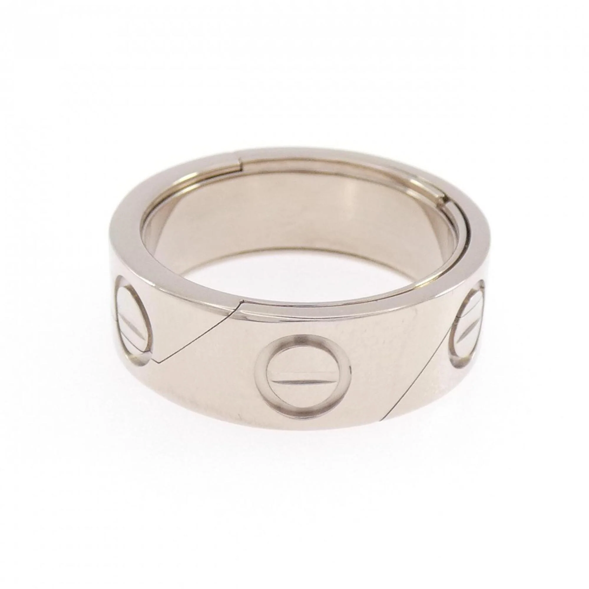 Astrolove 1999 Christmas Limited Edition One Band 18K White Gold Ring - Image 2