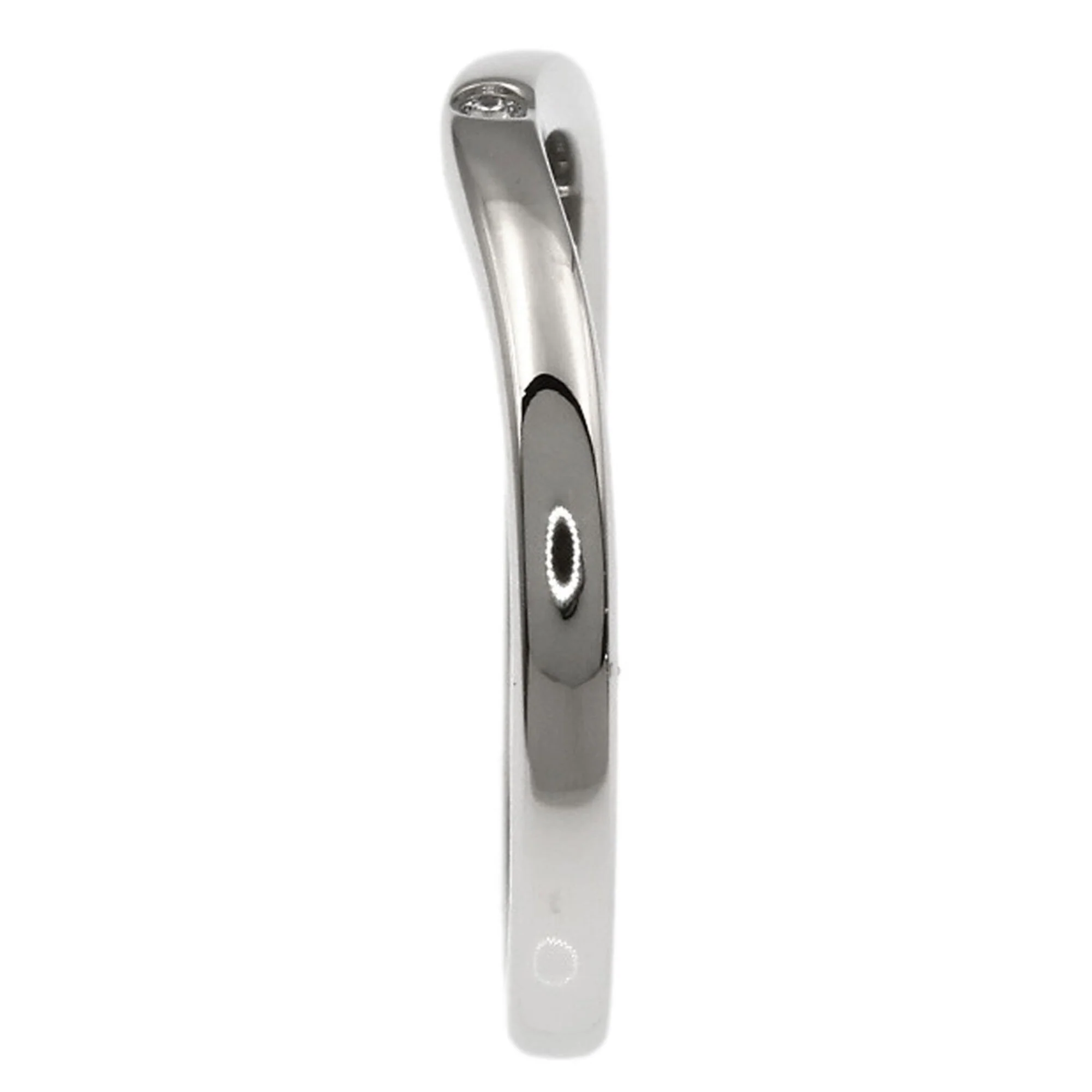 Ballerina Curve 3P Ring Platinum with Diamond - Image 3