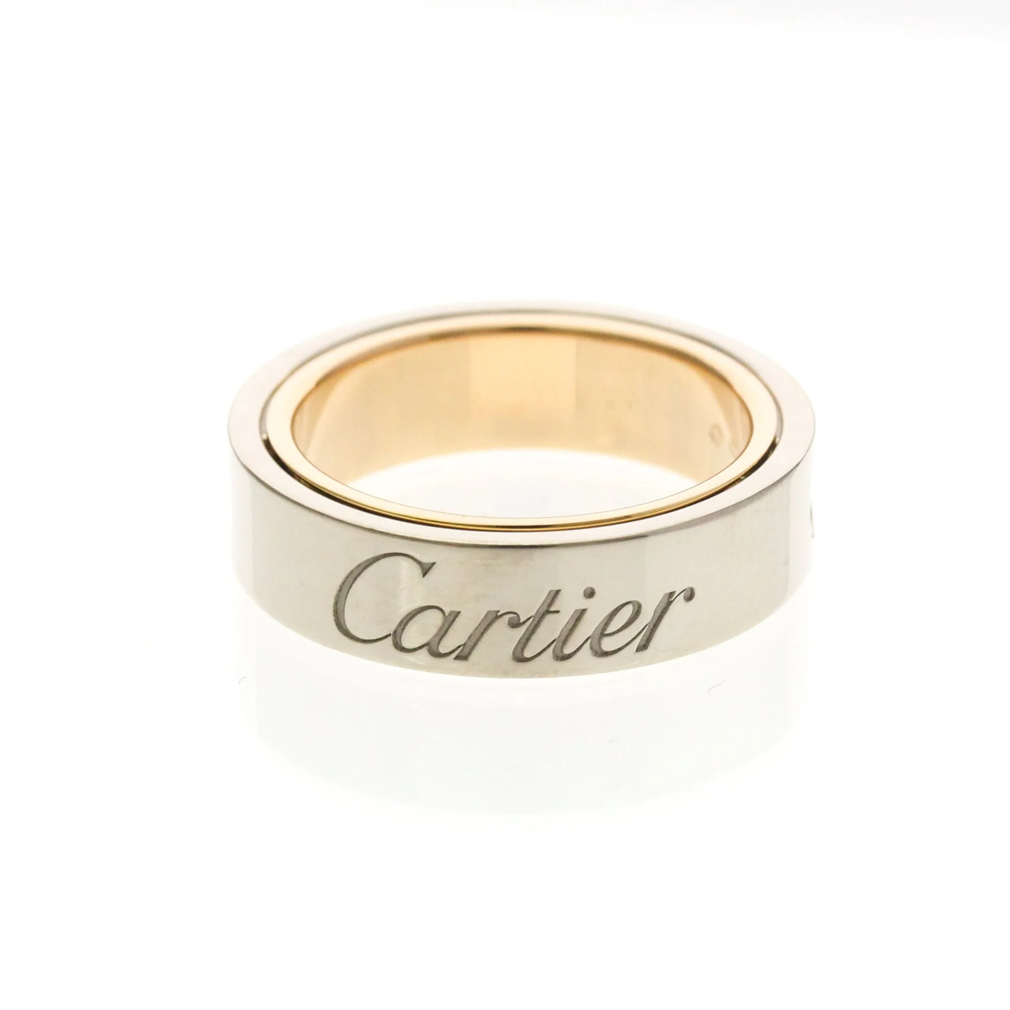 Band Ring 18K Rose Gold and 18K White Gold