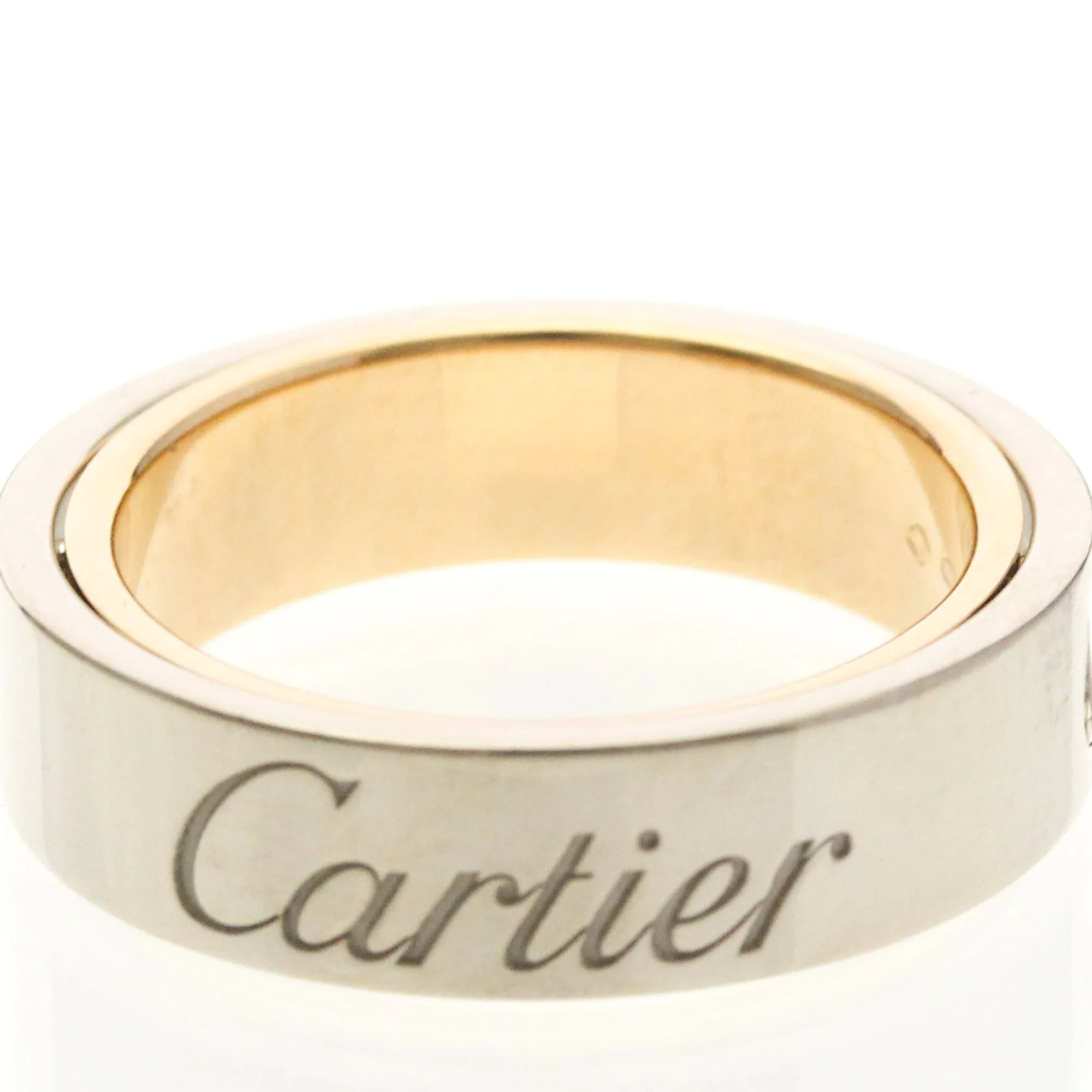Band Ring 18K Rose Gold and 18K White Gold - Image 5