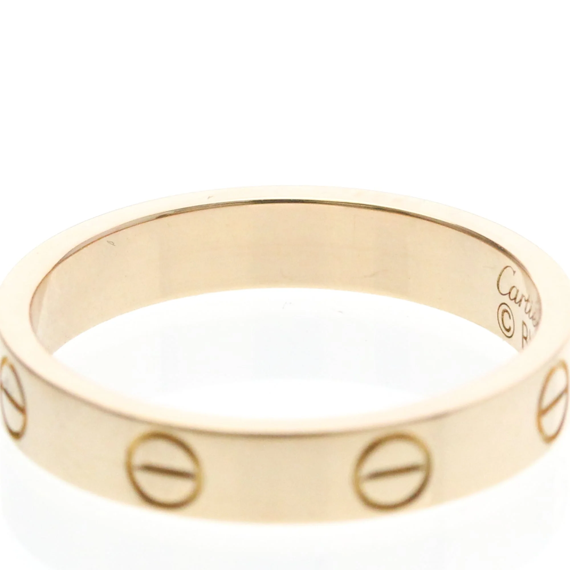 Band Ring 18K Rose Gold Mini - Image 6