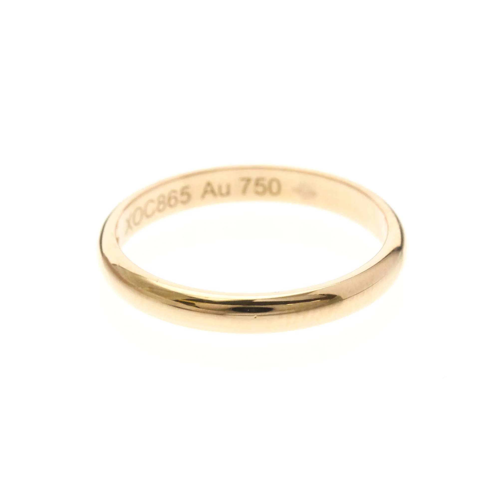 Band Ring 18K Rose Gold With Diamond - Image 2