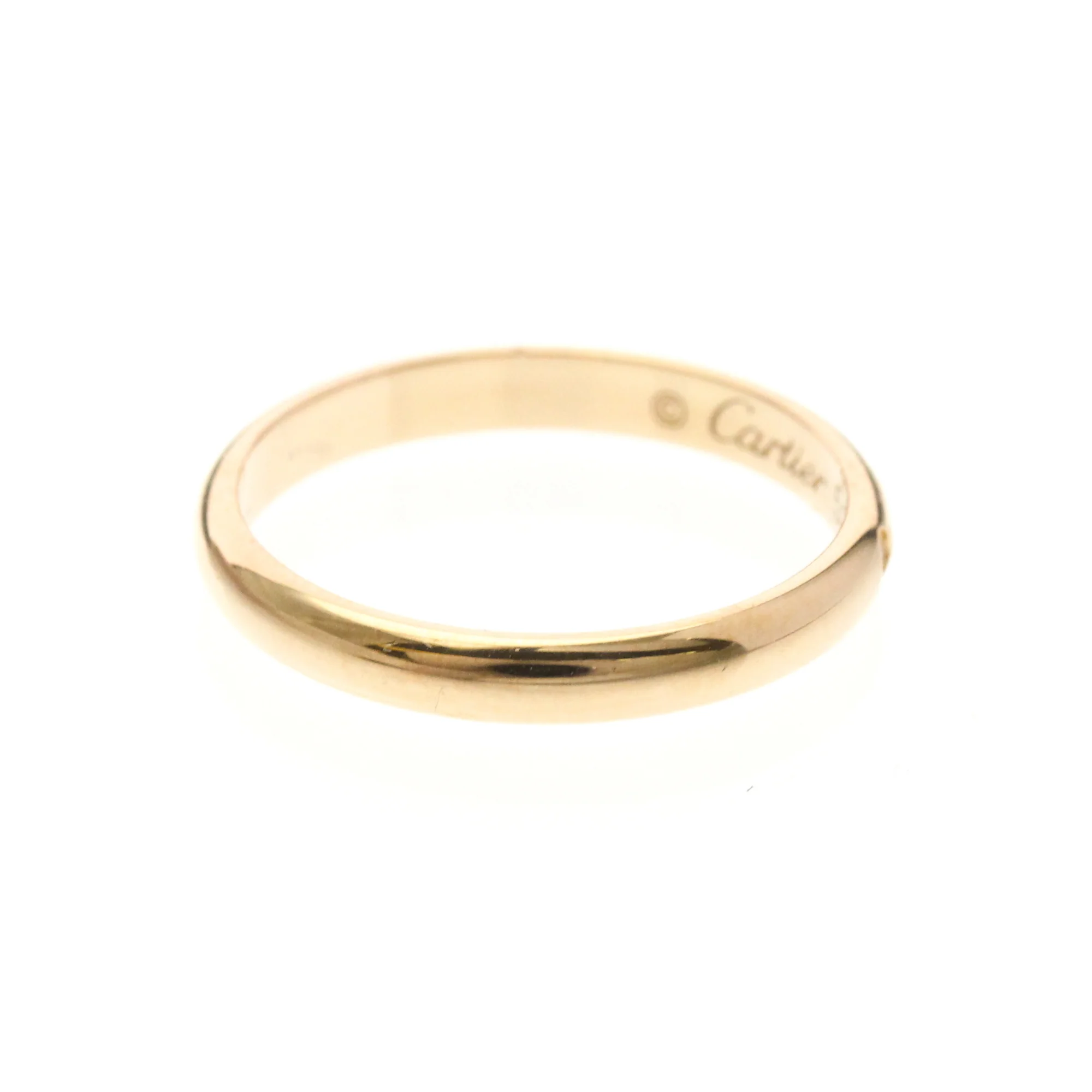 Band Ring 18K Rose Gold With Diamond - Image 4
