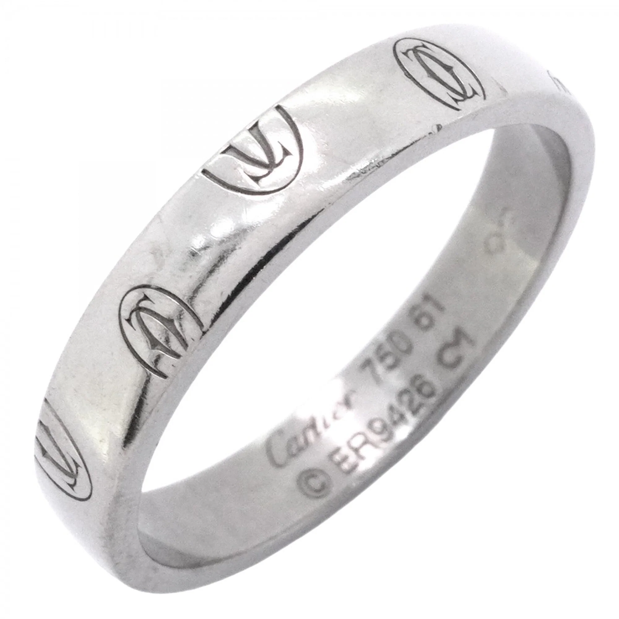 Band Ring 18K White Gold