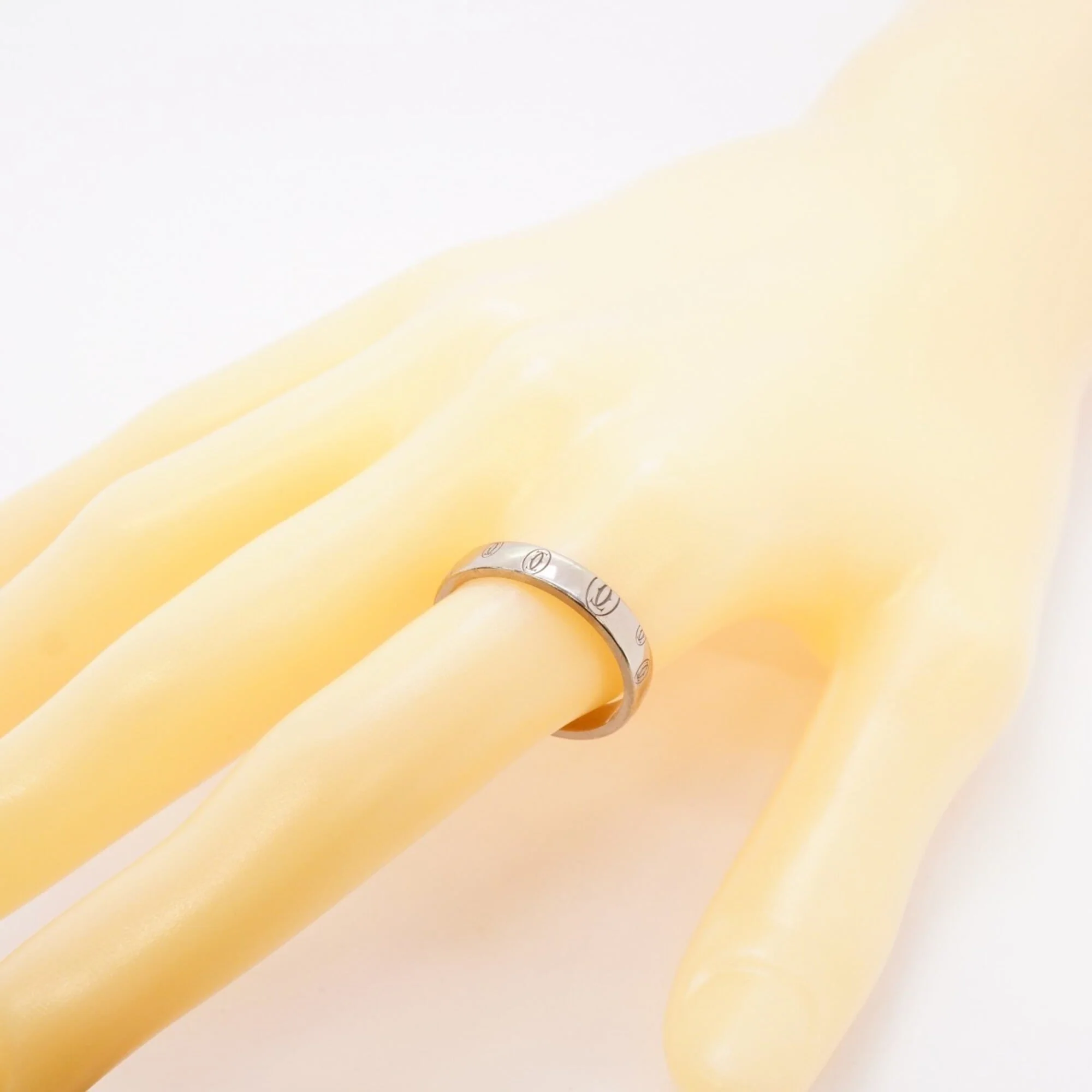 Band Ring 18K White Gold - Image 7