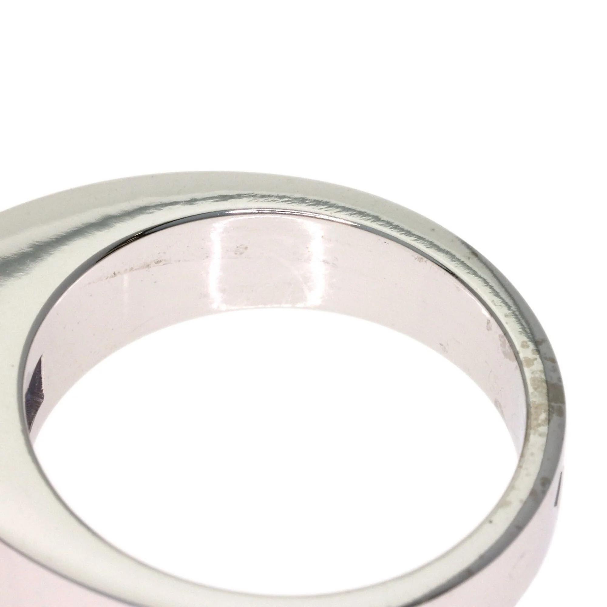 Band Ring 18K White Gold with Chalcedony - Image 9