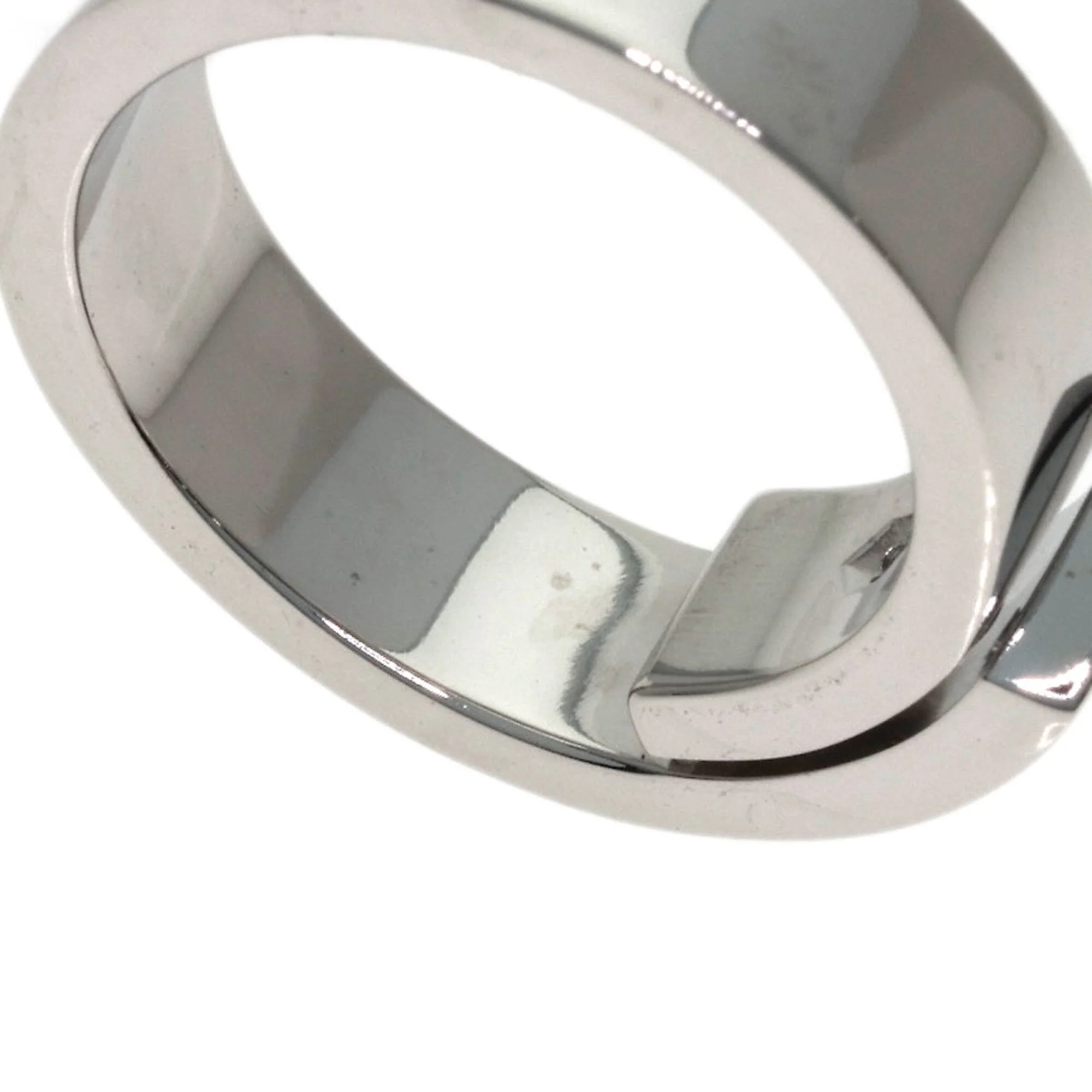 Band Ring 18K White Gold with Diamond - Image 8