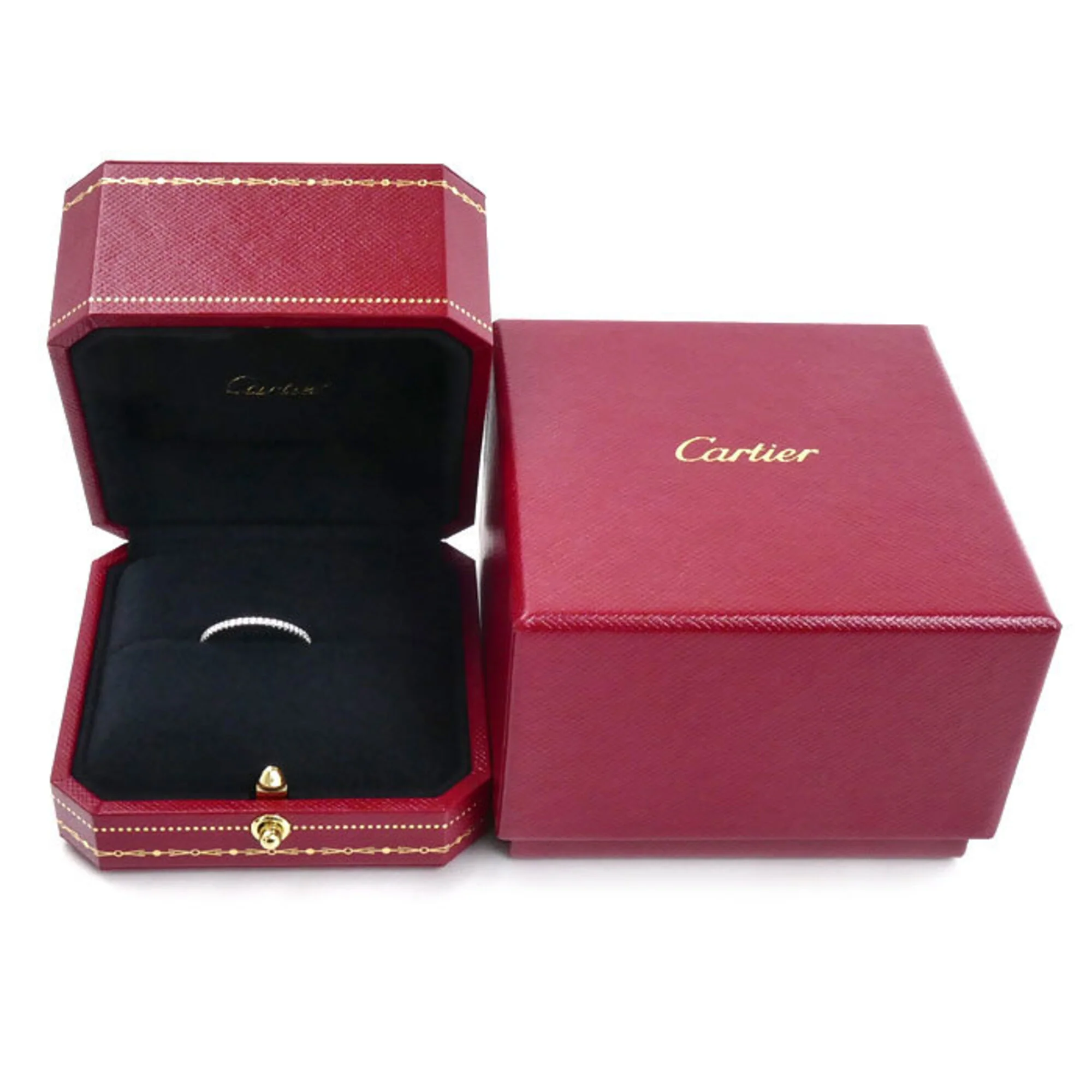 Band Ring 18K White Gold with Diamond - Image 7