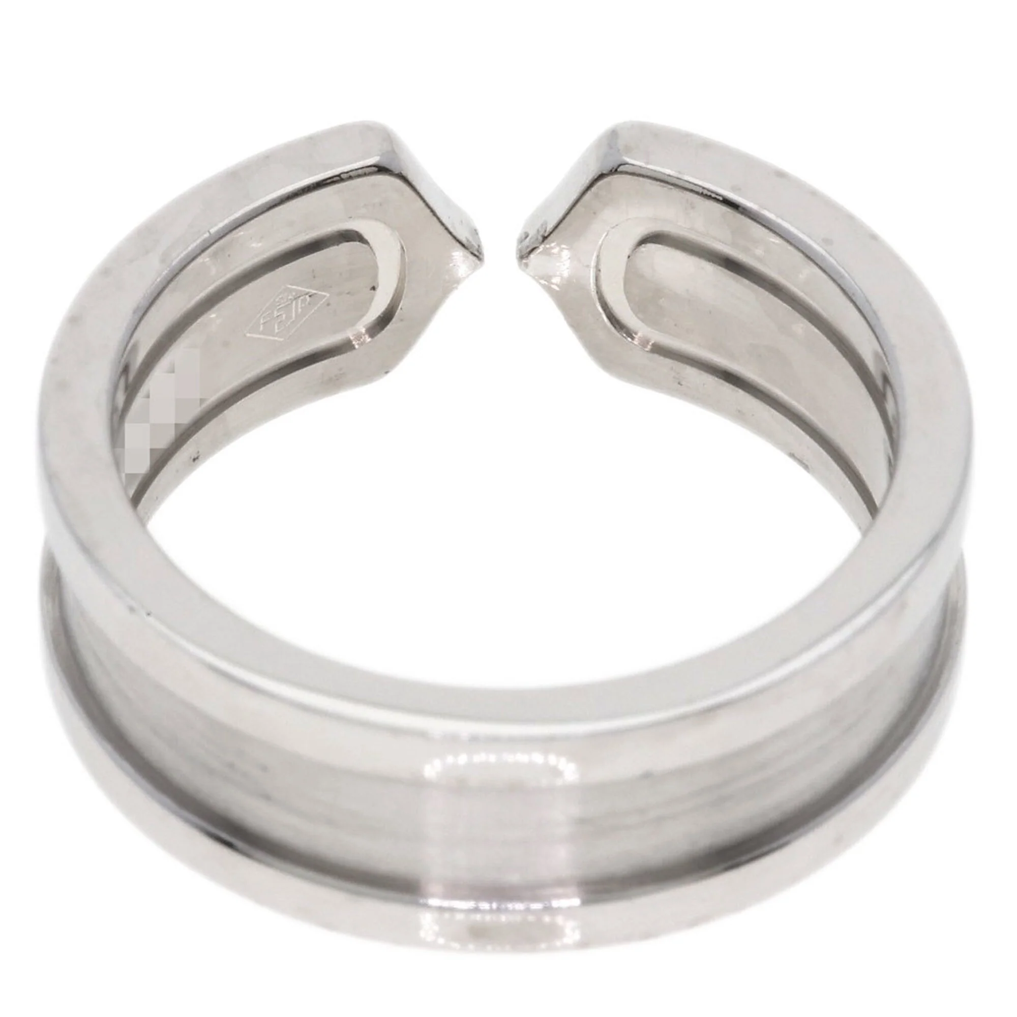 Band Ring 18K White Gold with Diamond - Image 4