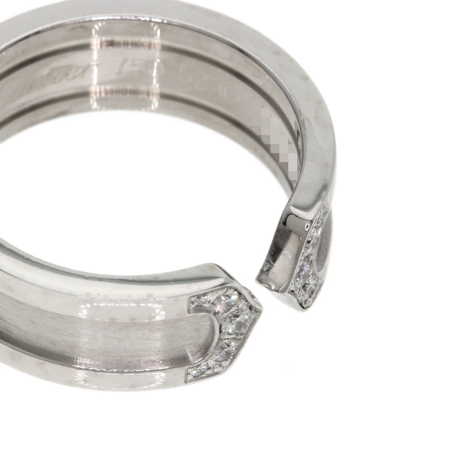 Band Ring 18K White Gold with Diamond - Image 7
