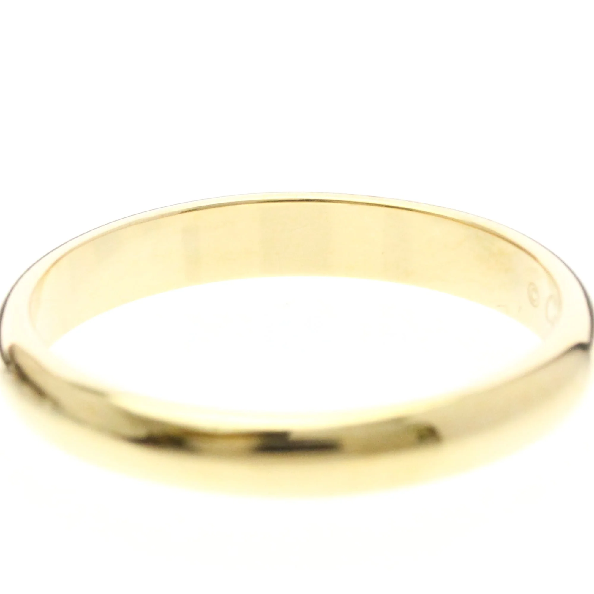 Band Ring 18K Yellow Gold with Diamond - Image 8