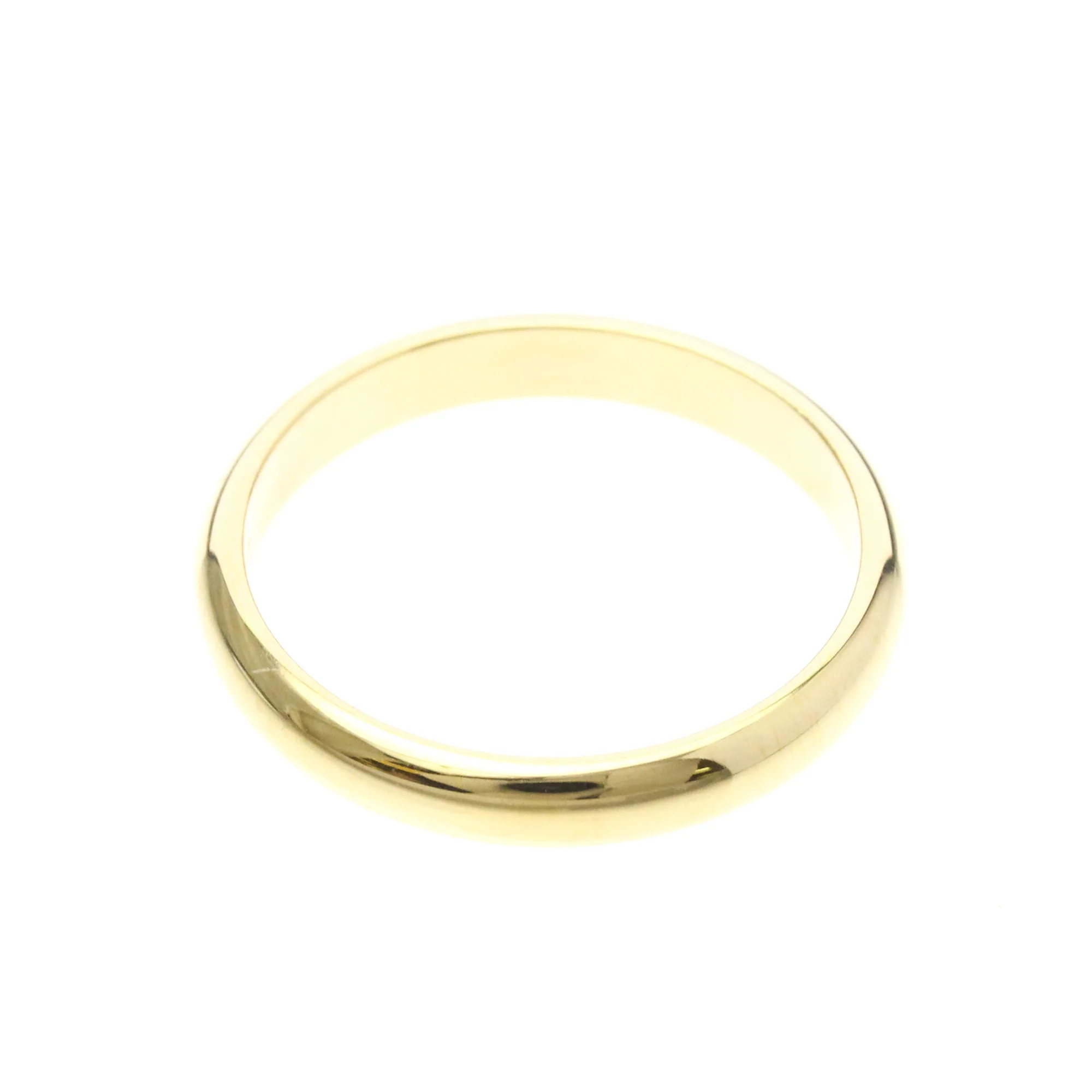 Band Ring 18K Yellow Gold with Diamond - Image 9