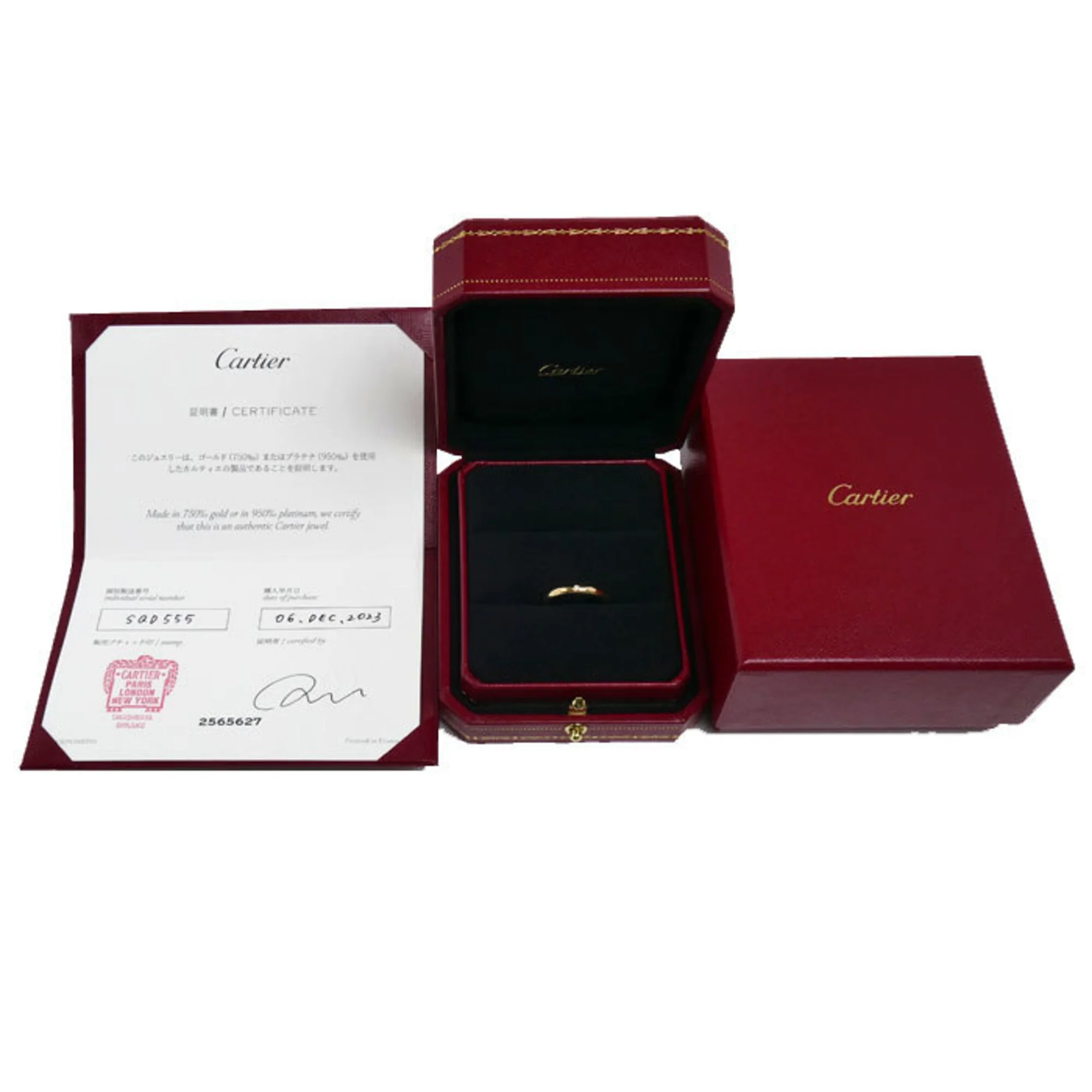Band Ring 18K Yellow Gold with Diamond - Image 8