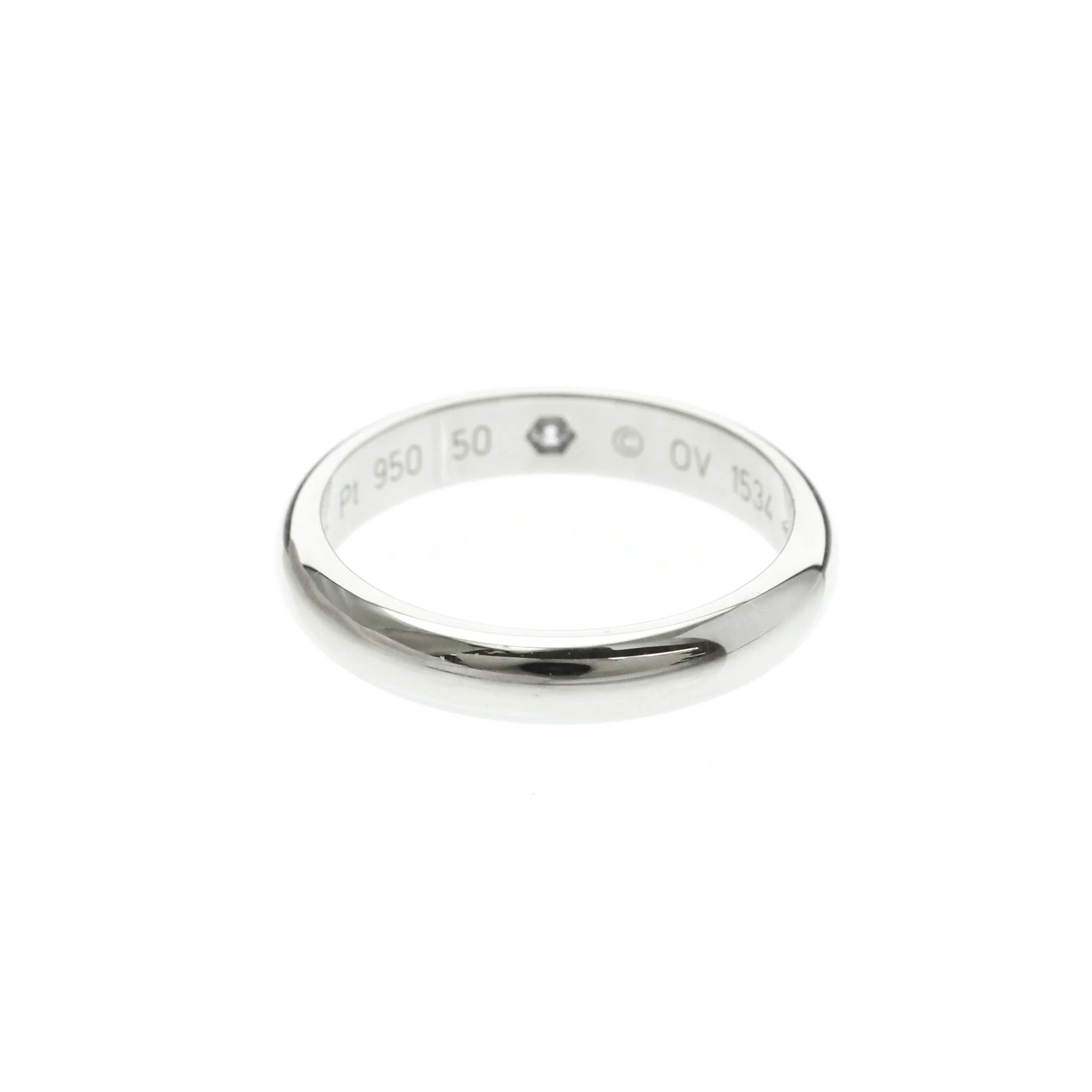 Band Ring Platinum With Diamond - Image 3