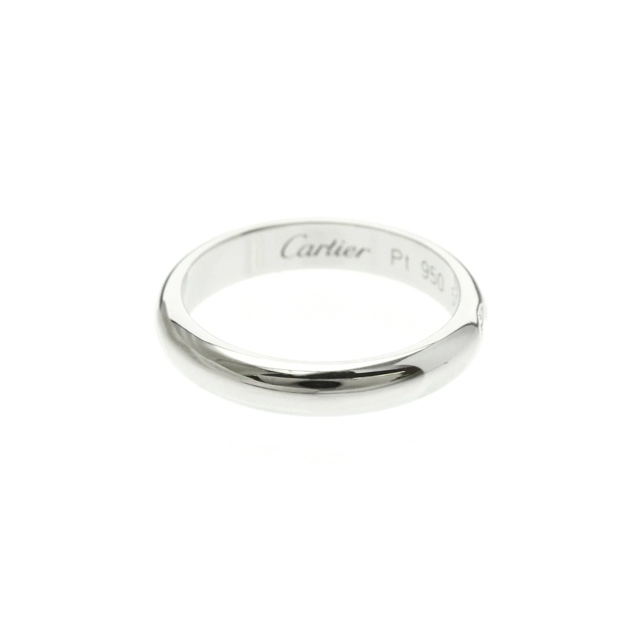 Band Ring Platinum With Diamond - Image 4
