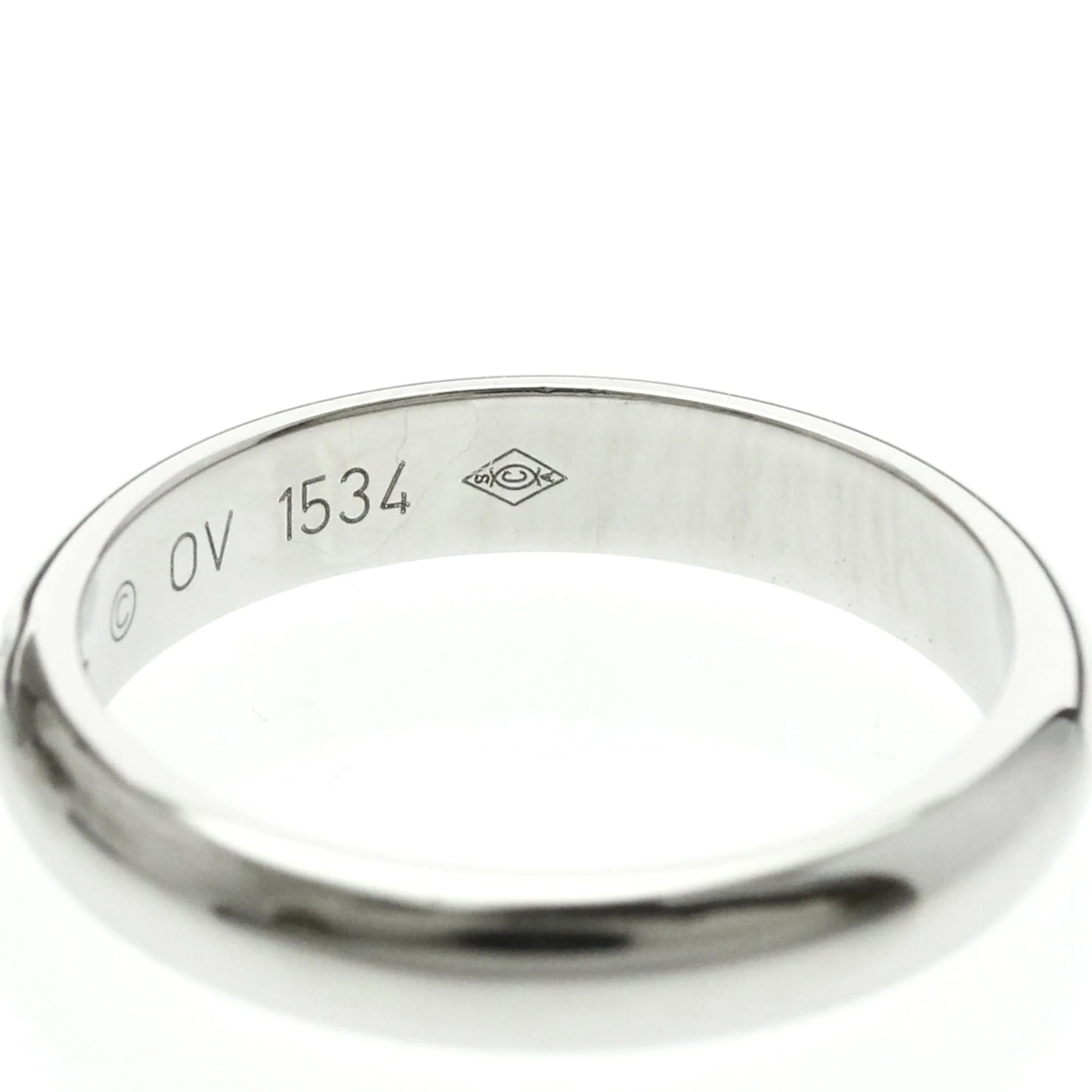 Band Ring Platinum With Diamond - Image 6
