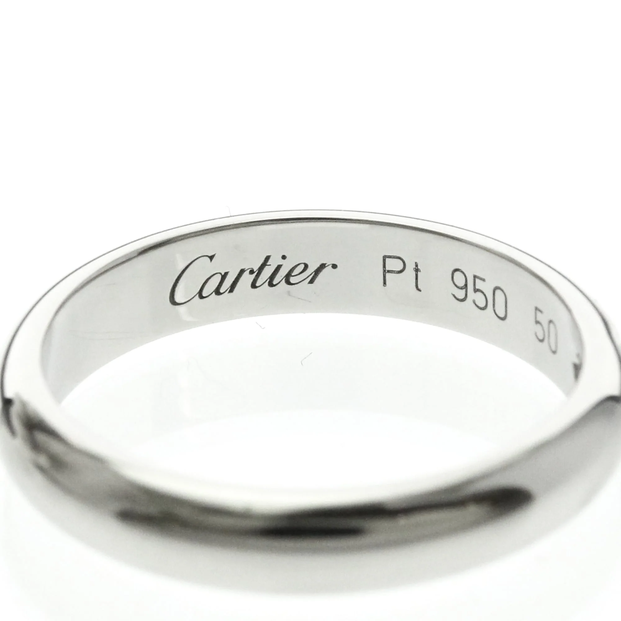 Band Ring Platinum With Diamond - Image 8