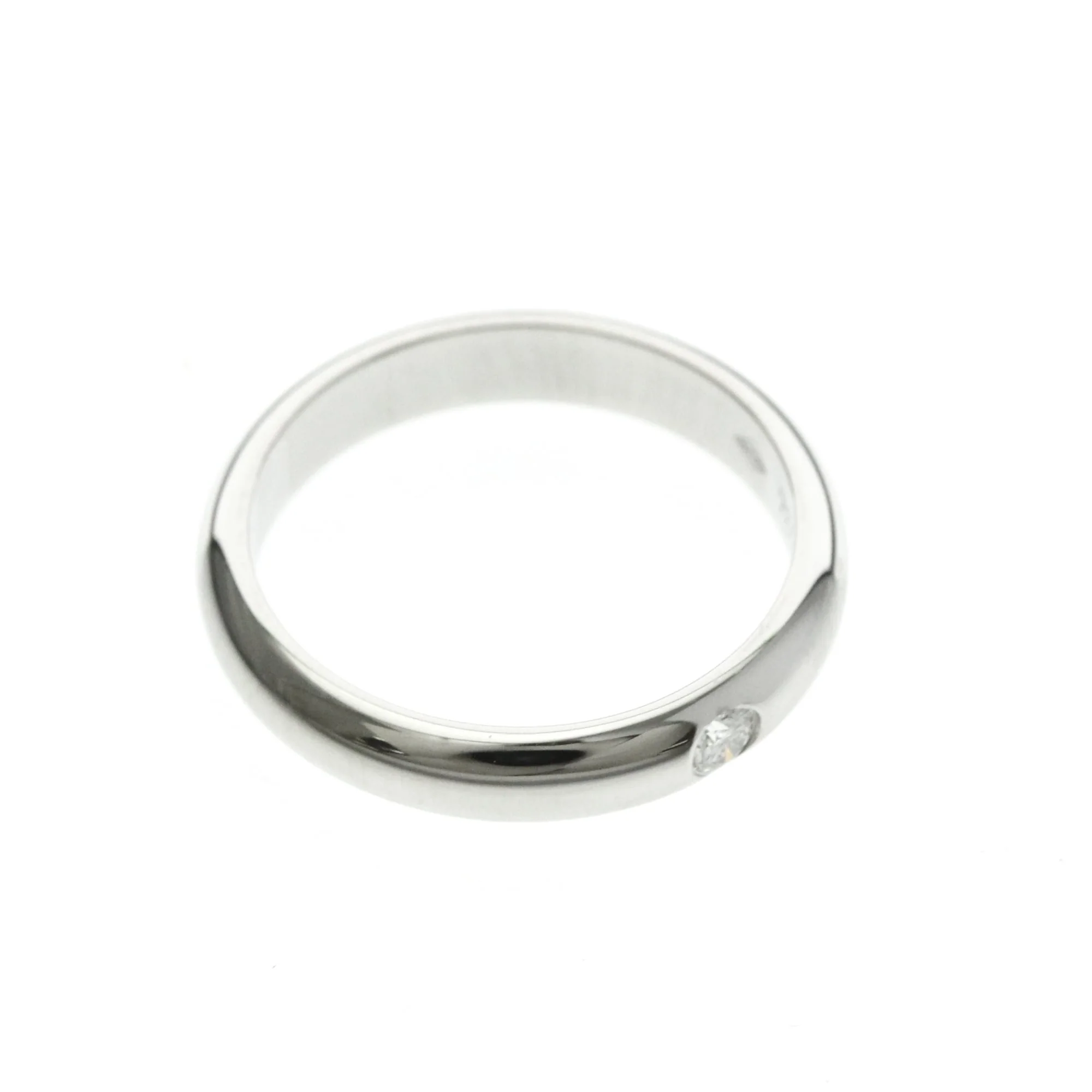 Band Ring Platinum With Diamond - Image 9