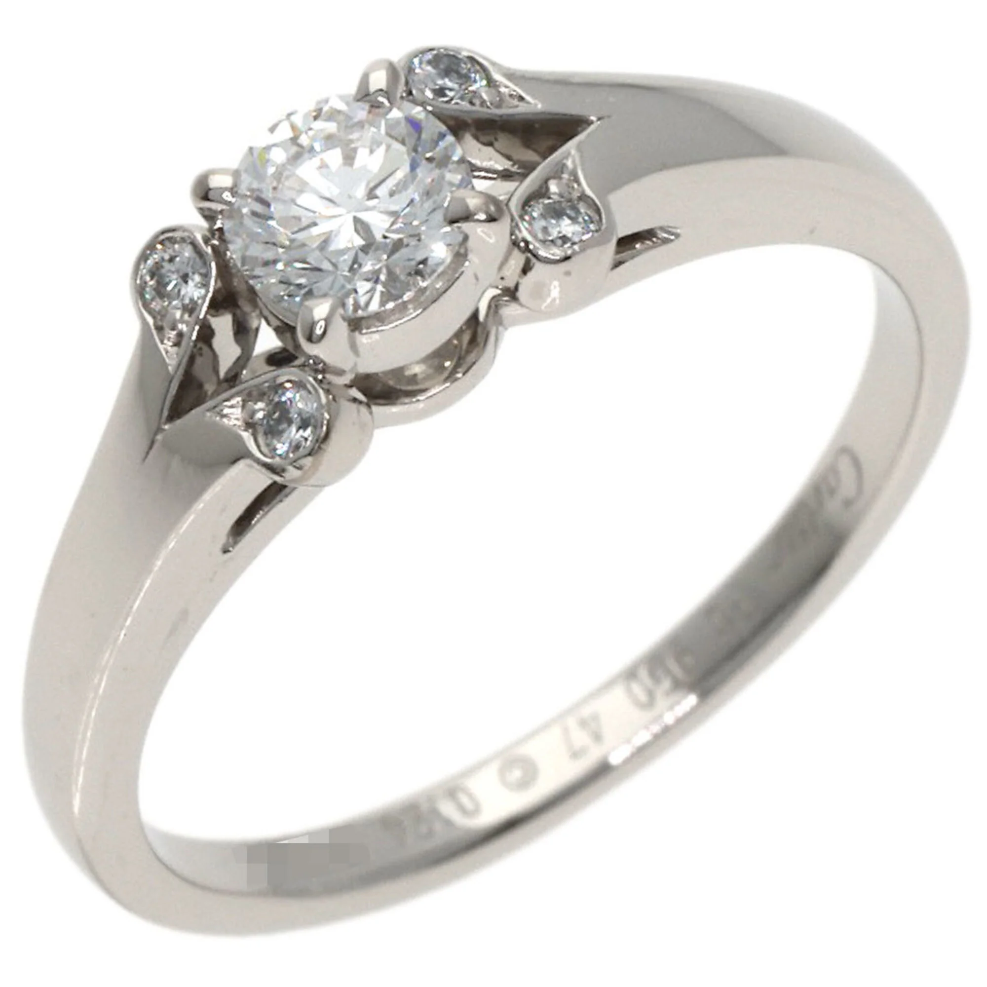 Band Ring Platinum with Diamond - Image 2
