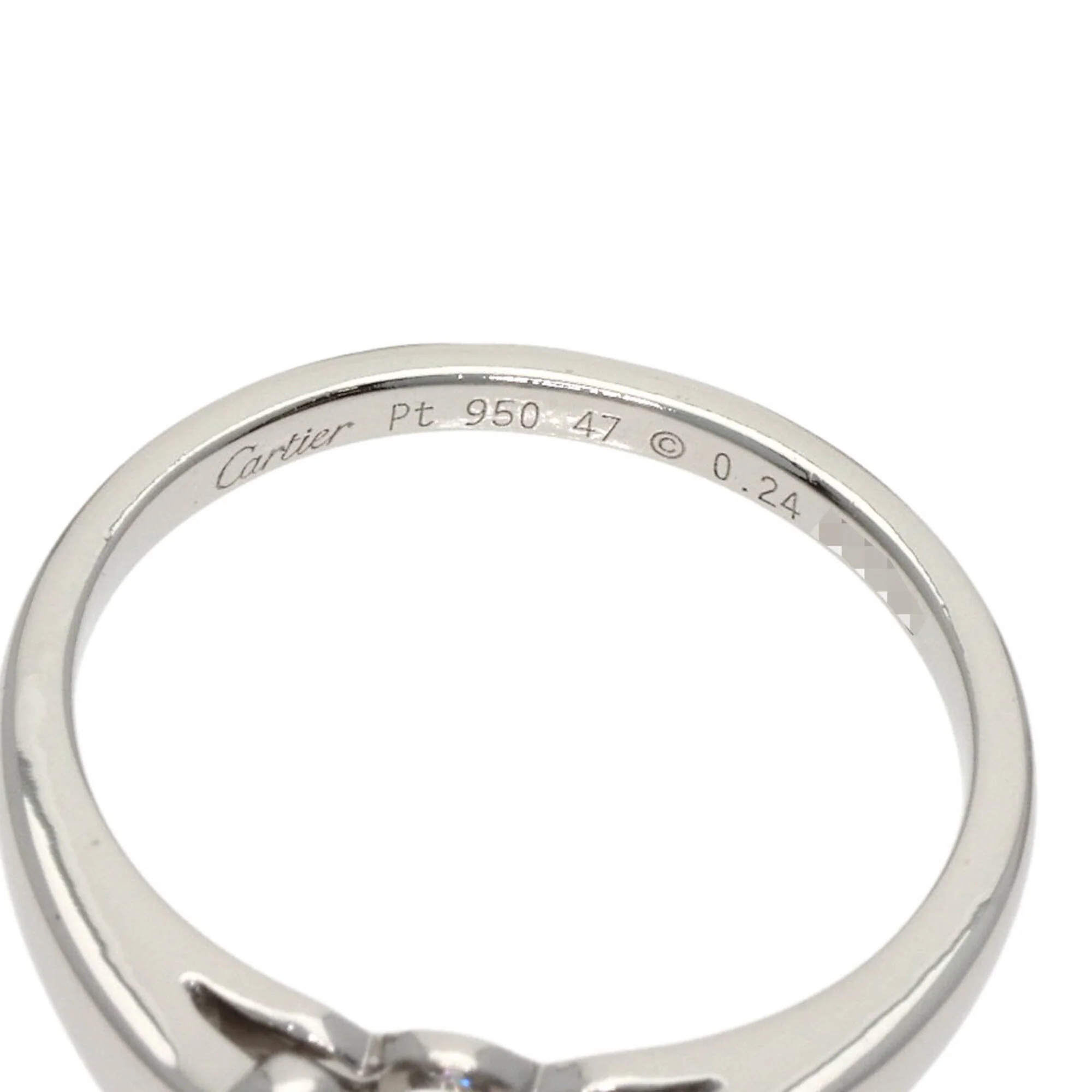 Band Ring Platinum with Diamond - Image 5