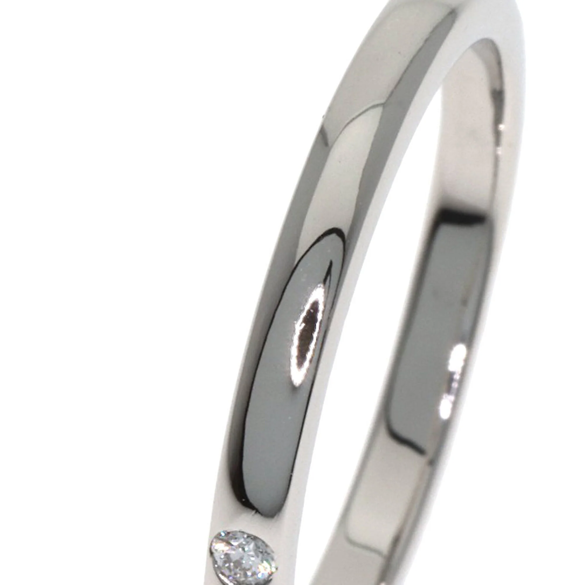 Band Ring Platinum with Diamond - Image 8