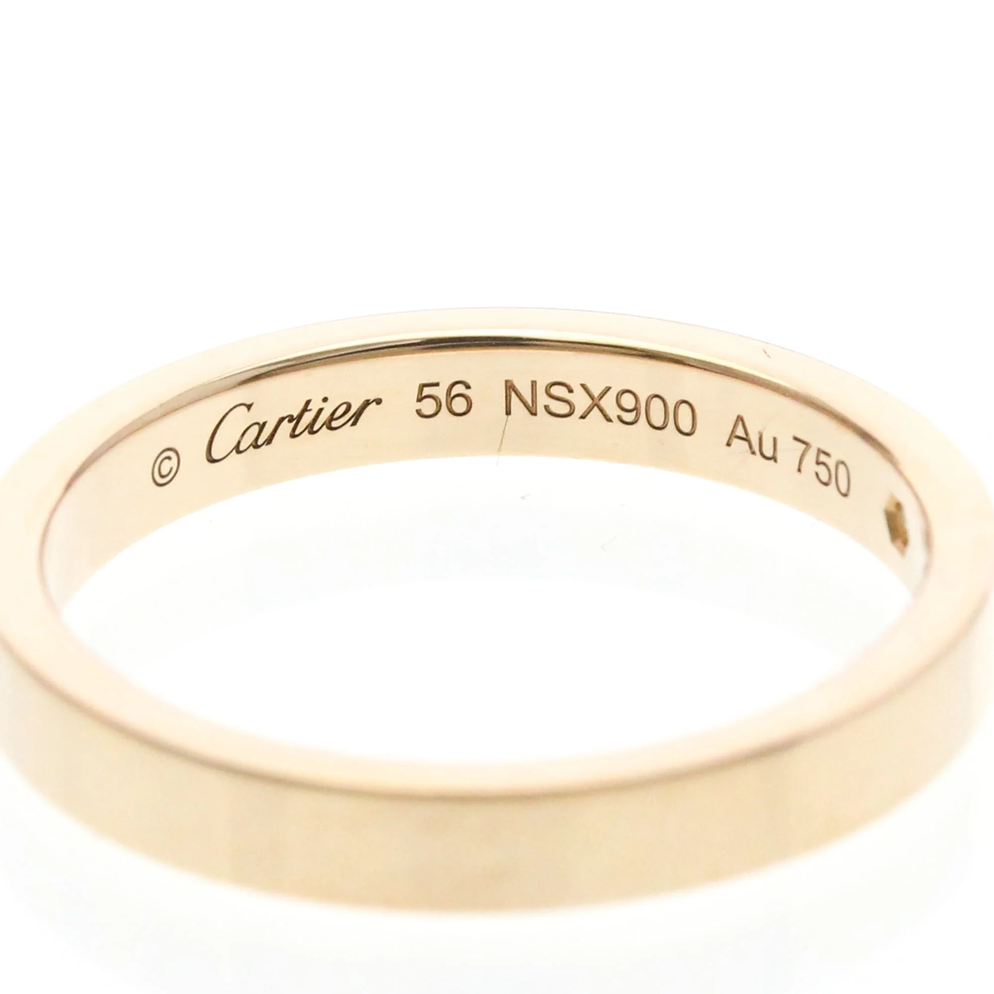 C de Cartier Ring 18K Rose Gold - Image 7