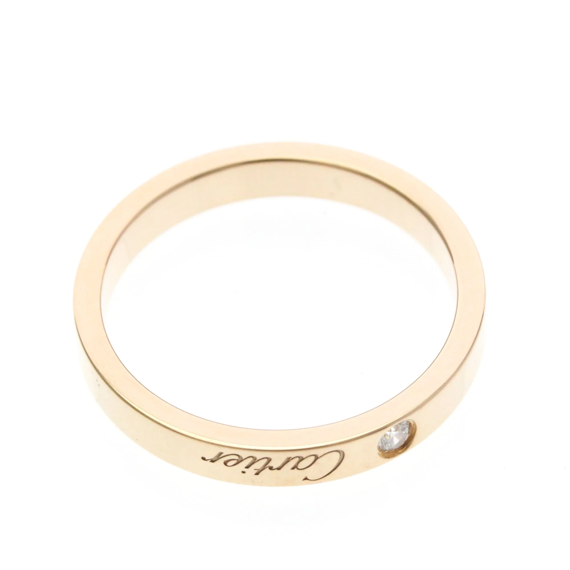 C de Cartier Ring 18K Rose Gold - Image 9