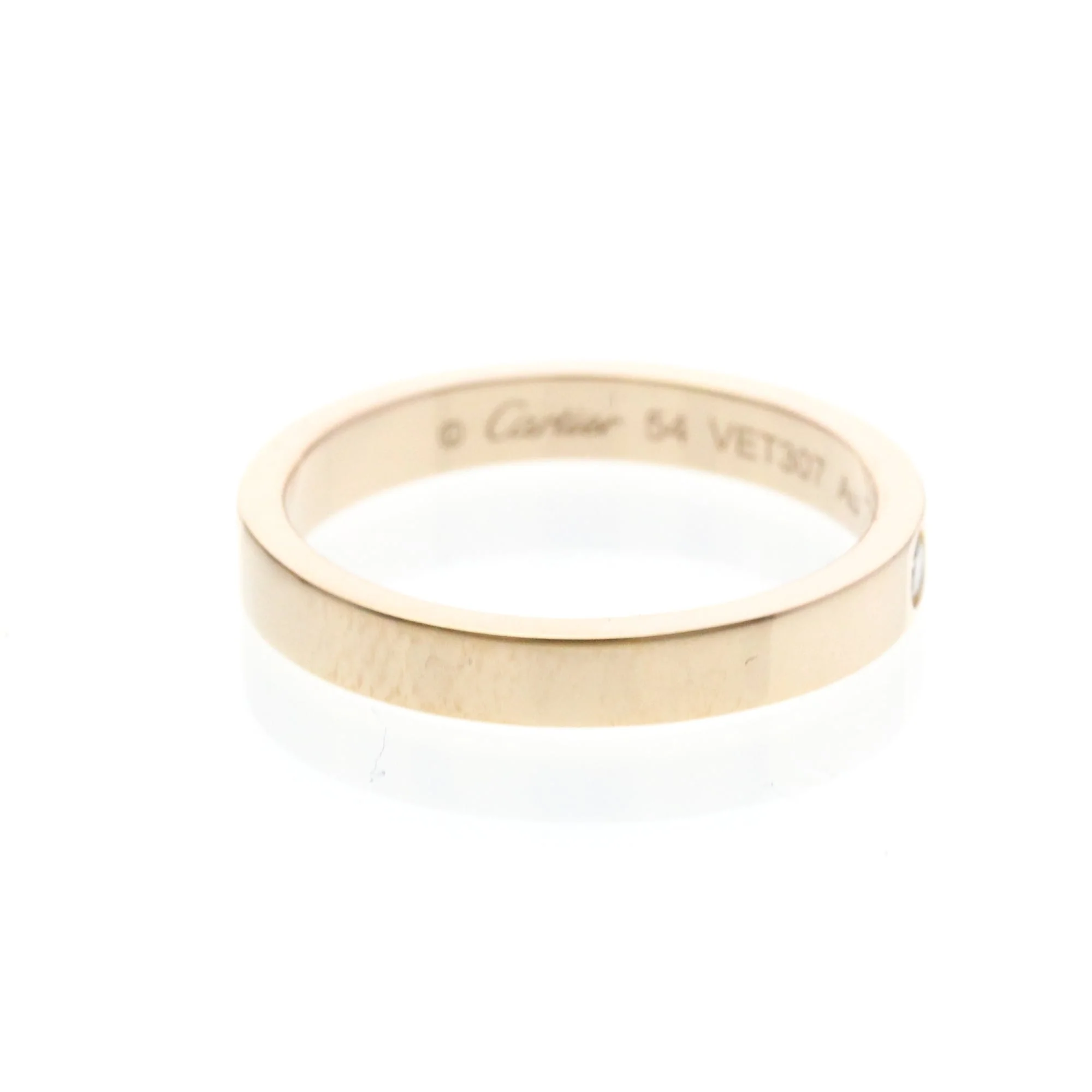 C de Cartier Ring 18K Rose Gold - Image 4