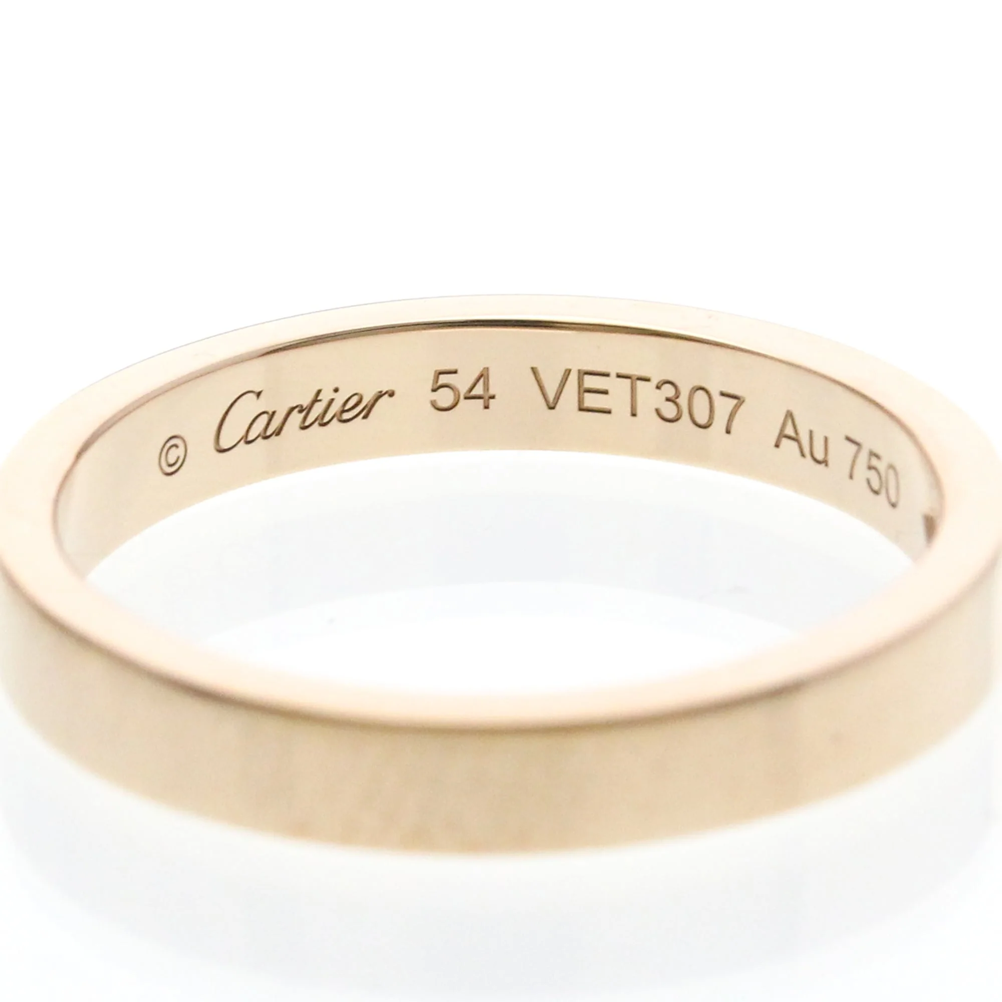 C de Cartier Ring 18K Rose Gold - Image 7