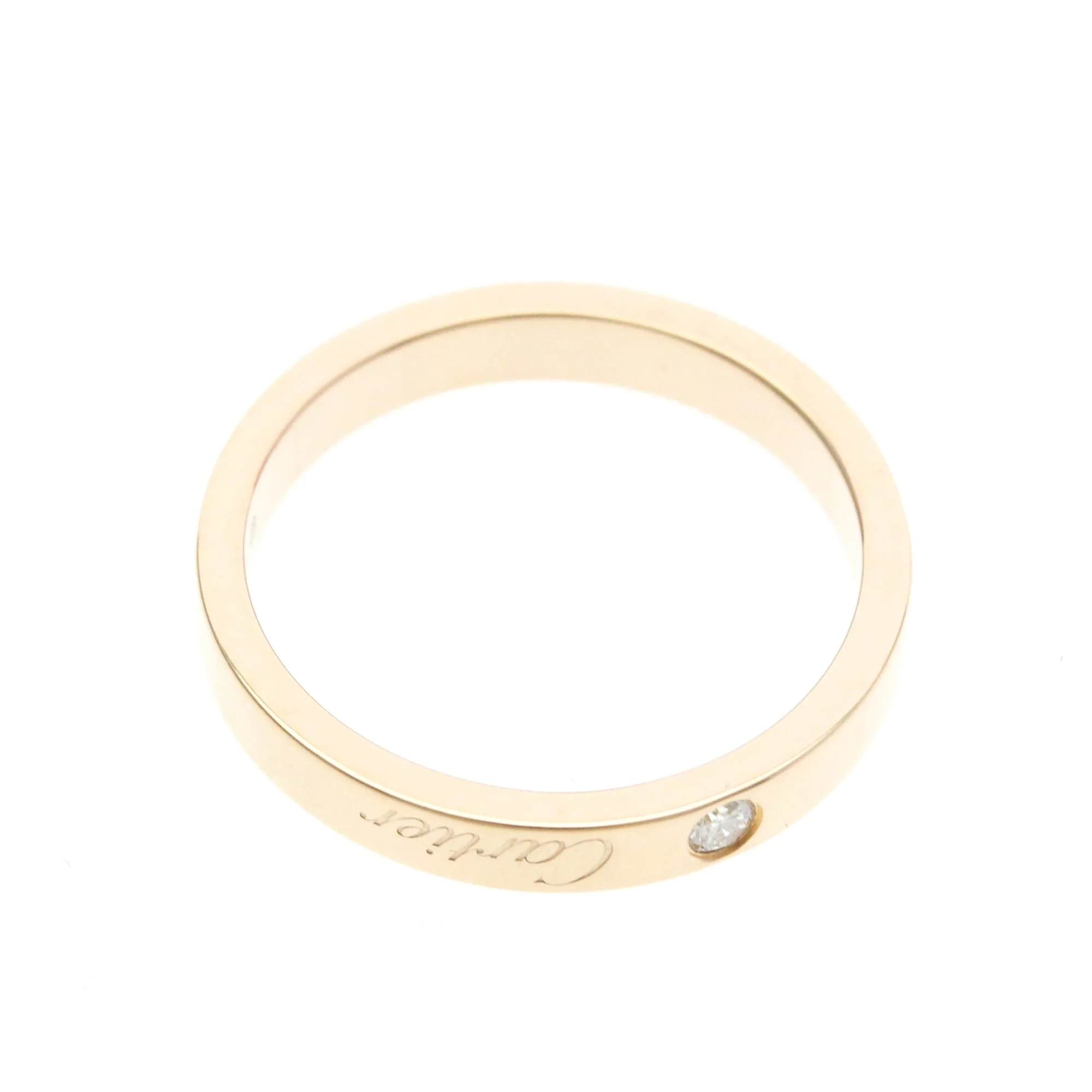 C de Cartier Ring 18K Rose Gold - Image 9