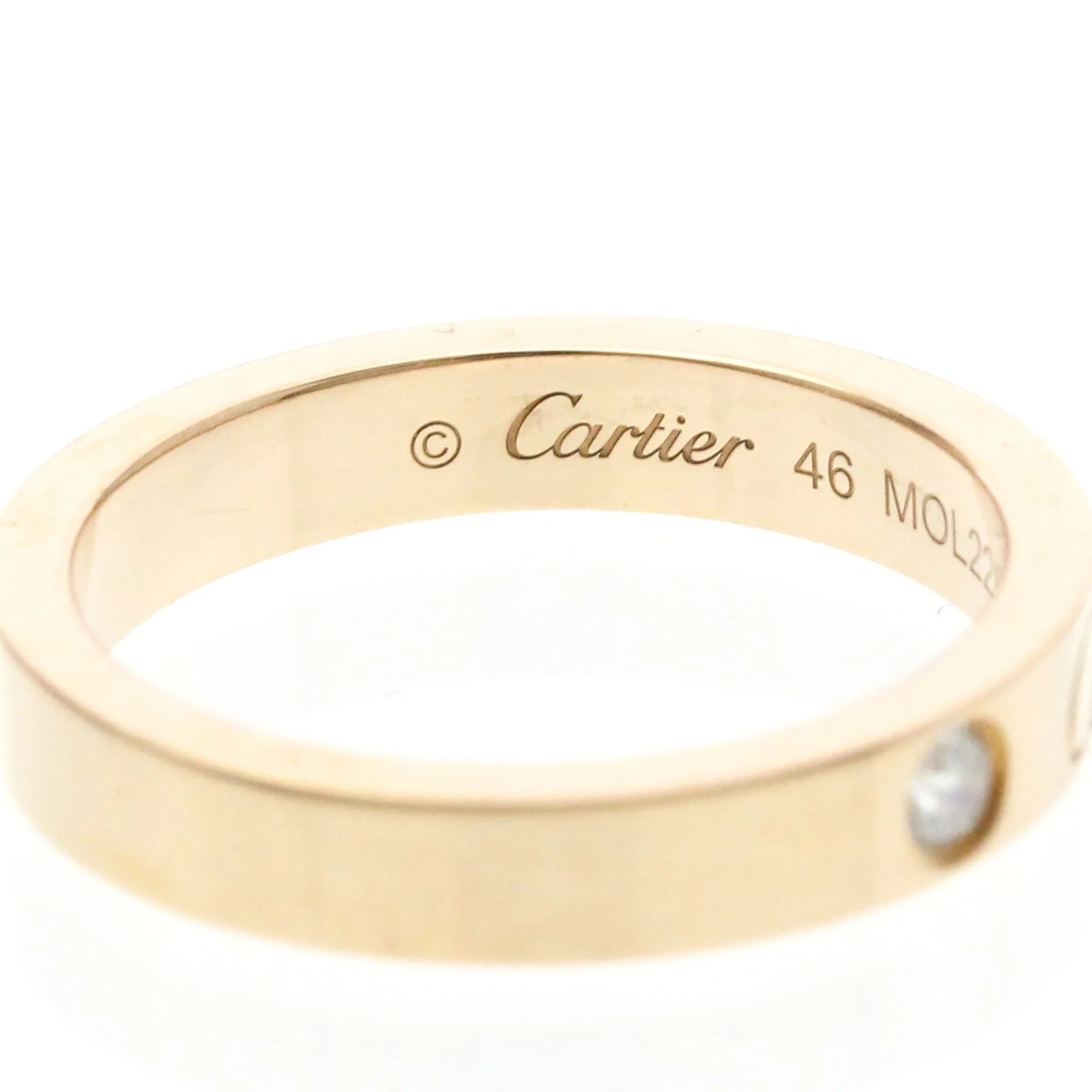 C de Cartier Ring 18K Rose Gold - Image 5