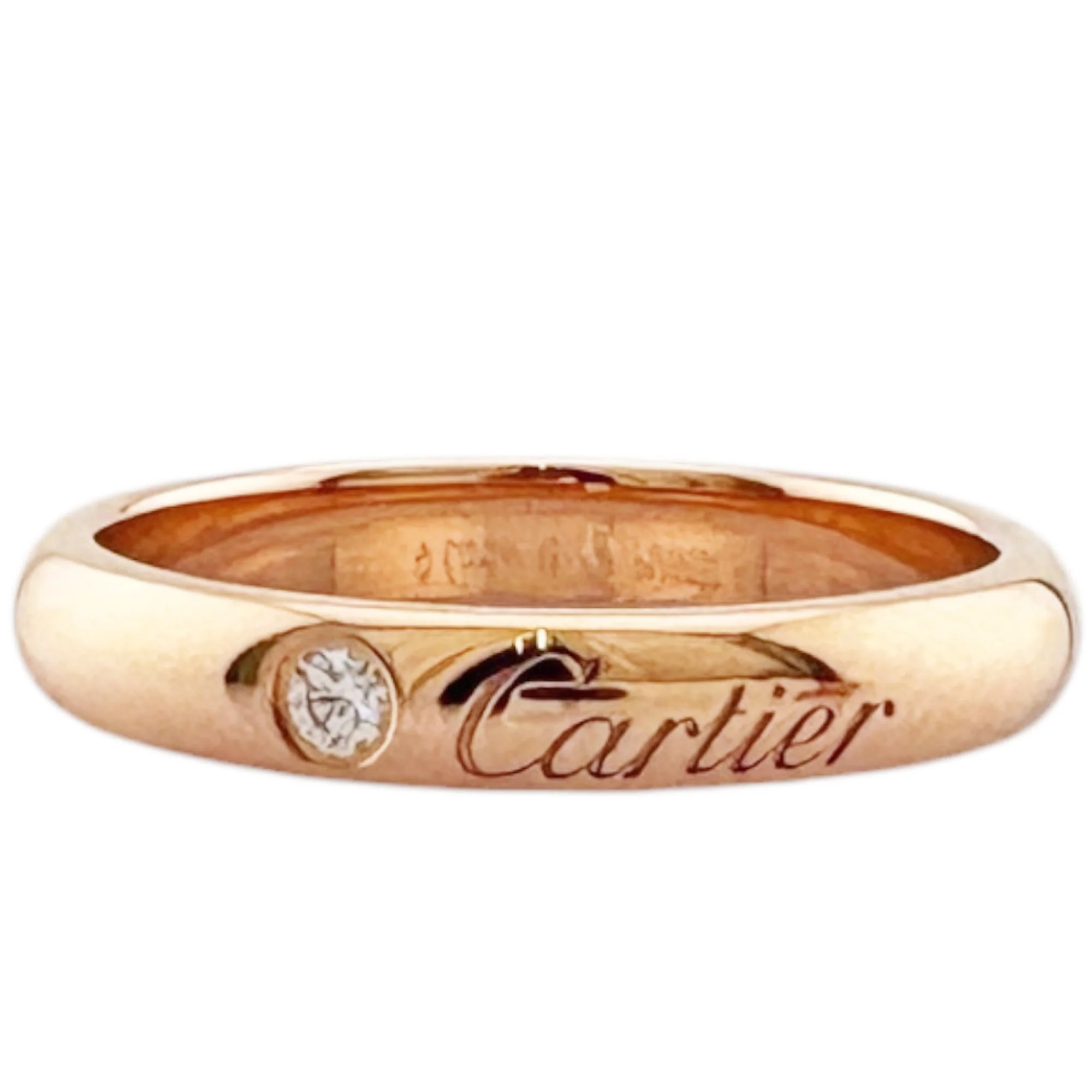 C de Cartier Ring 18K Rose Gold - Image 3