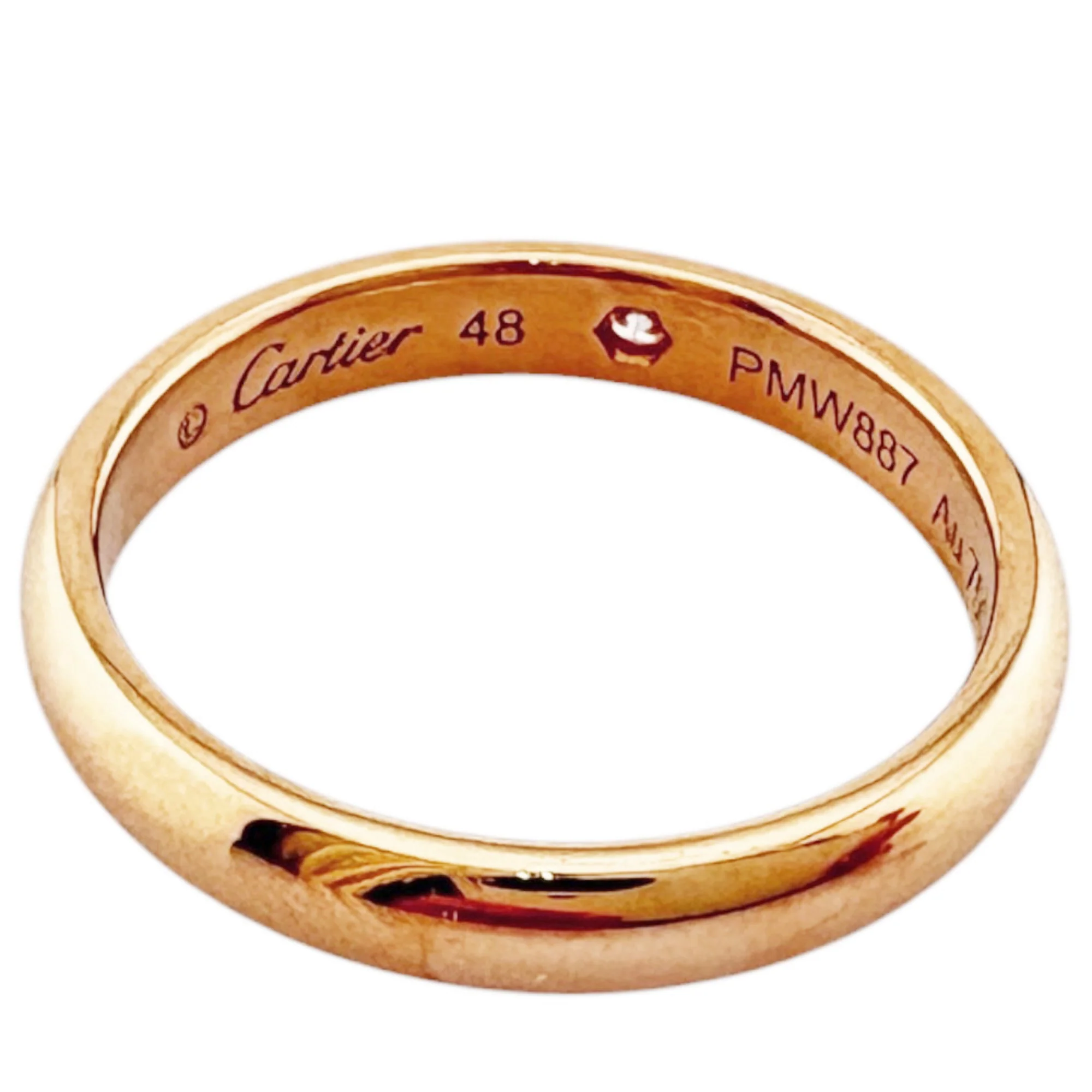 C de Cartier Ring 18K Rose Gold - Image 5