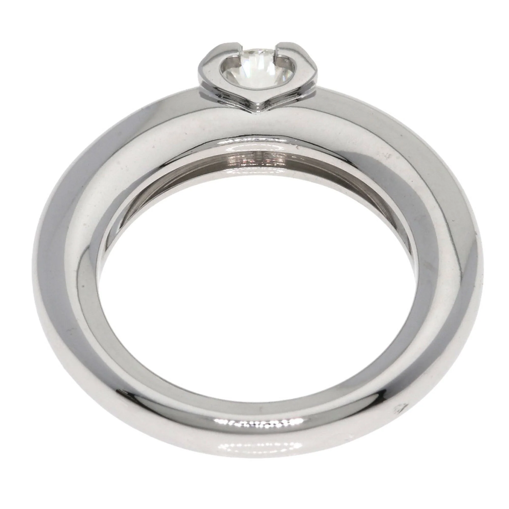 C de Cartier Ring 18K White Gold - Image 4