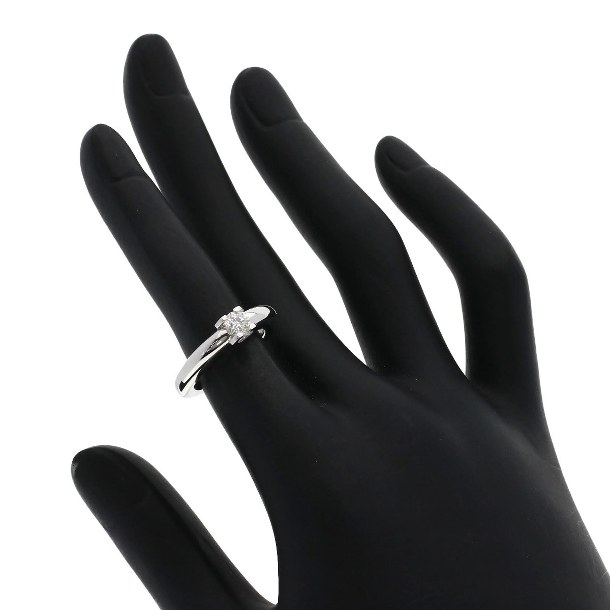 C de Cartier Ring 18K White Gold - Image 7