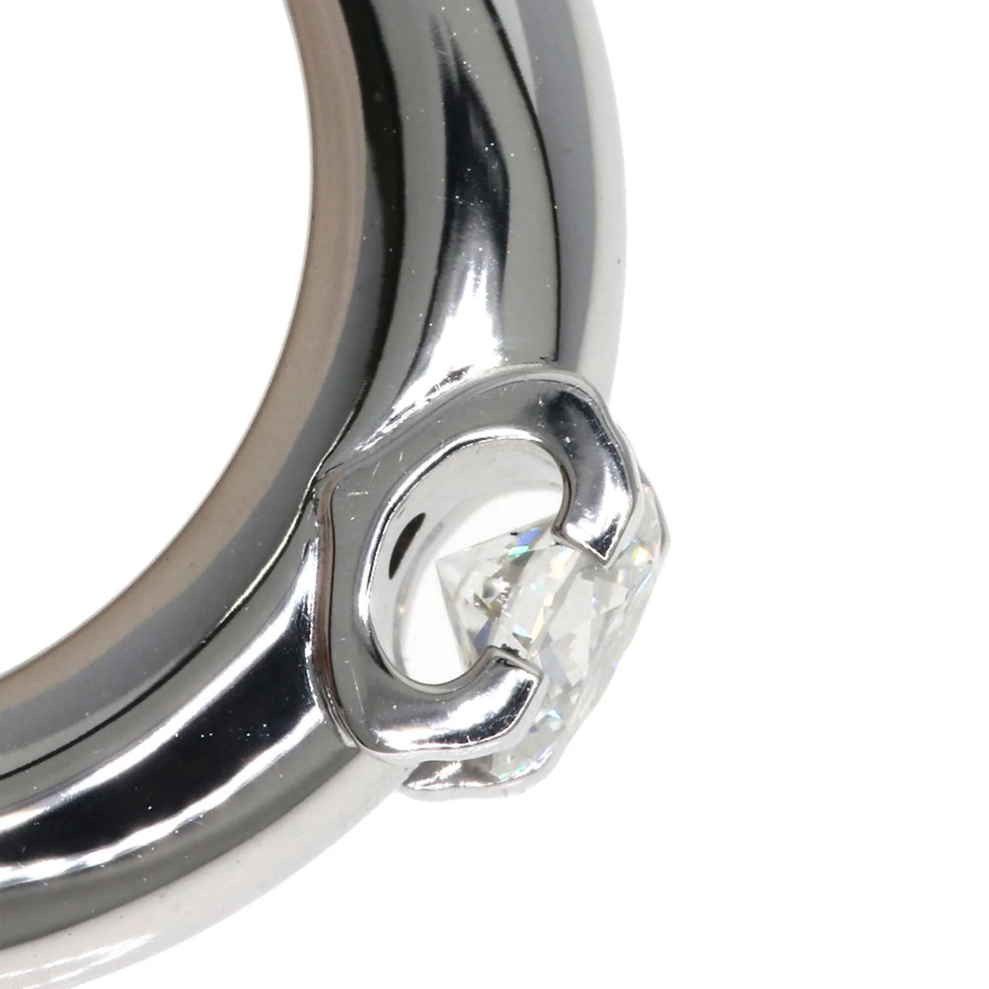 C de Cartier Ring 18K White Gold - Image 9