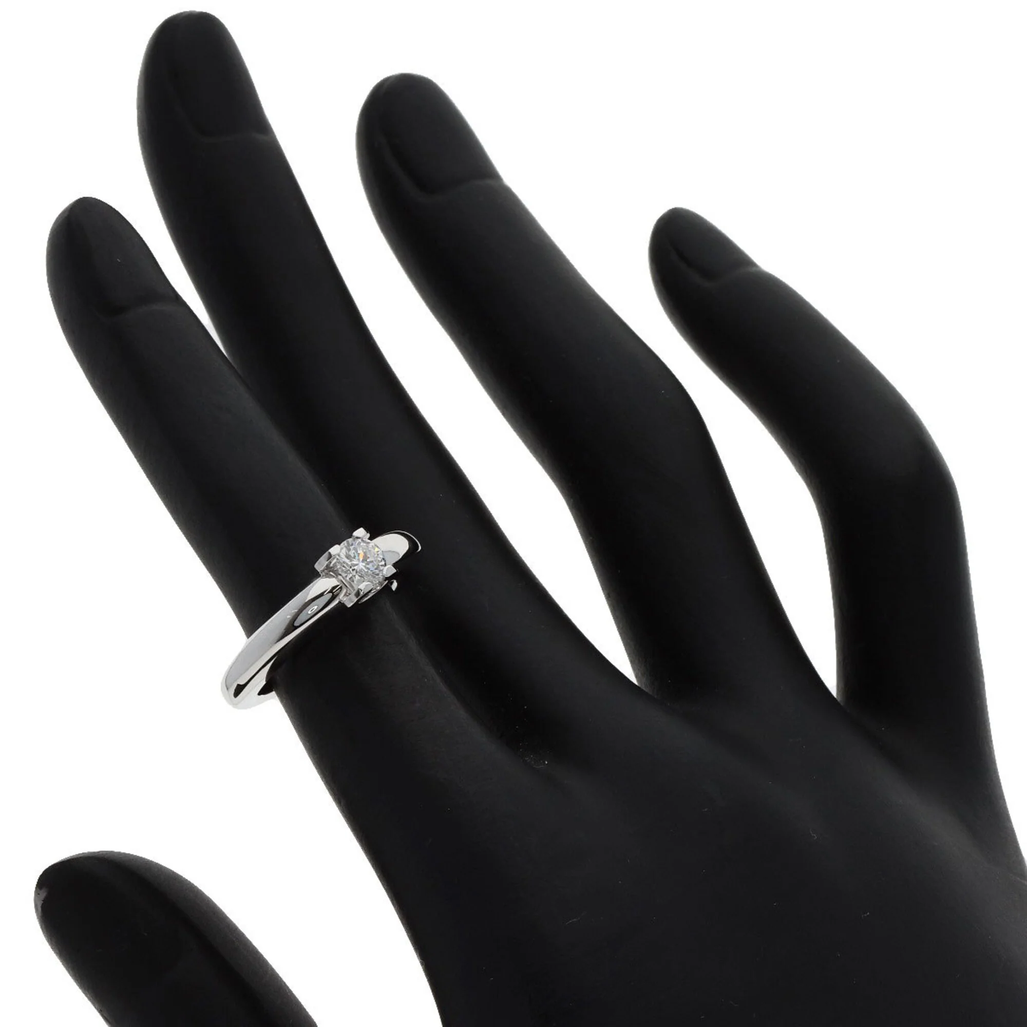 C de Cartier Ring 18K White Gold - Image 6