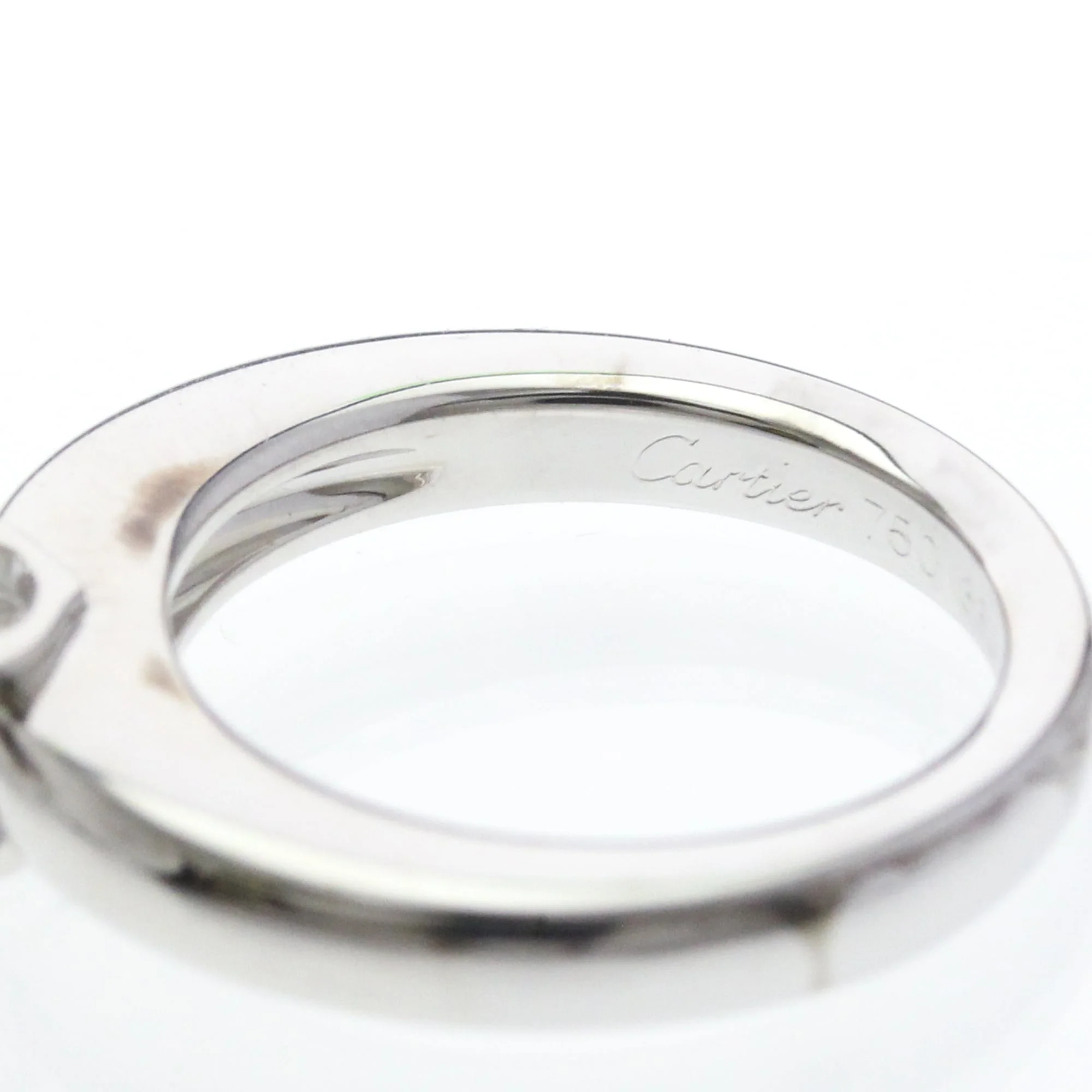 C de Cartier Ring 18K White Gold - Image 6