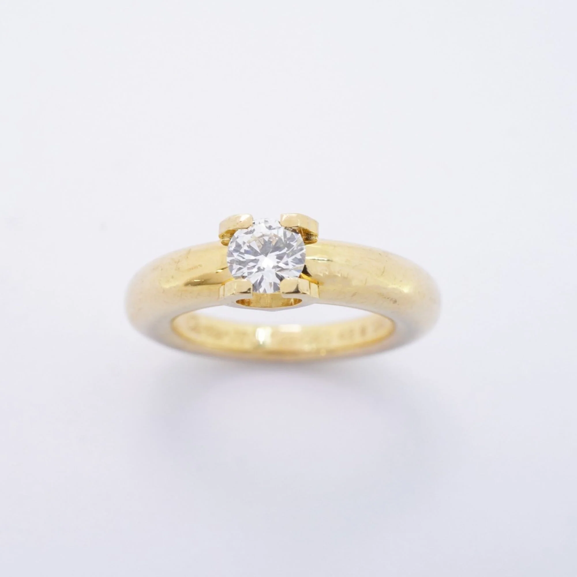 C de Cartier Ring 18K Yellow Gold - Image 2