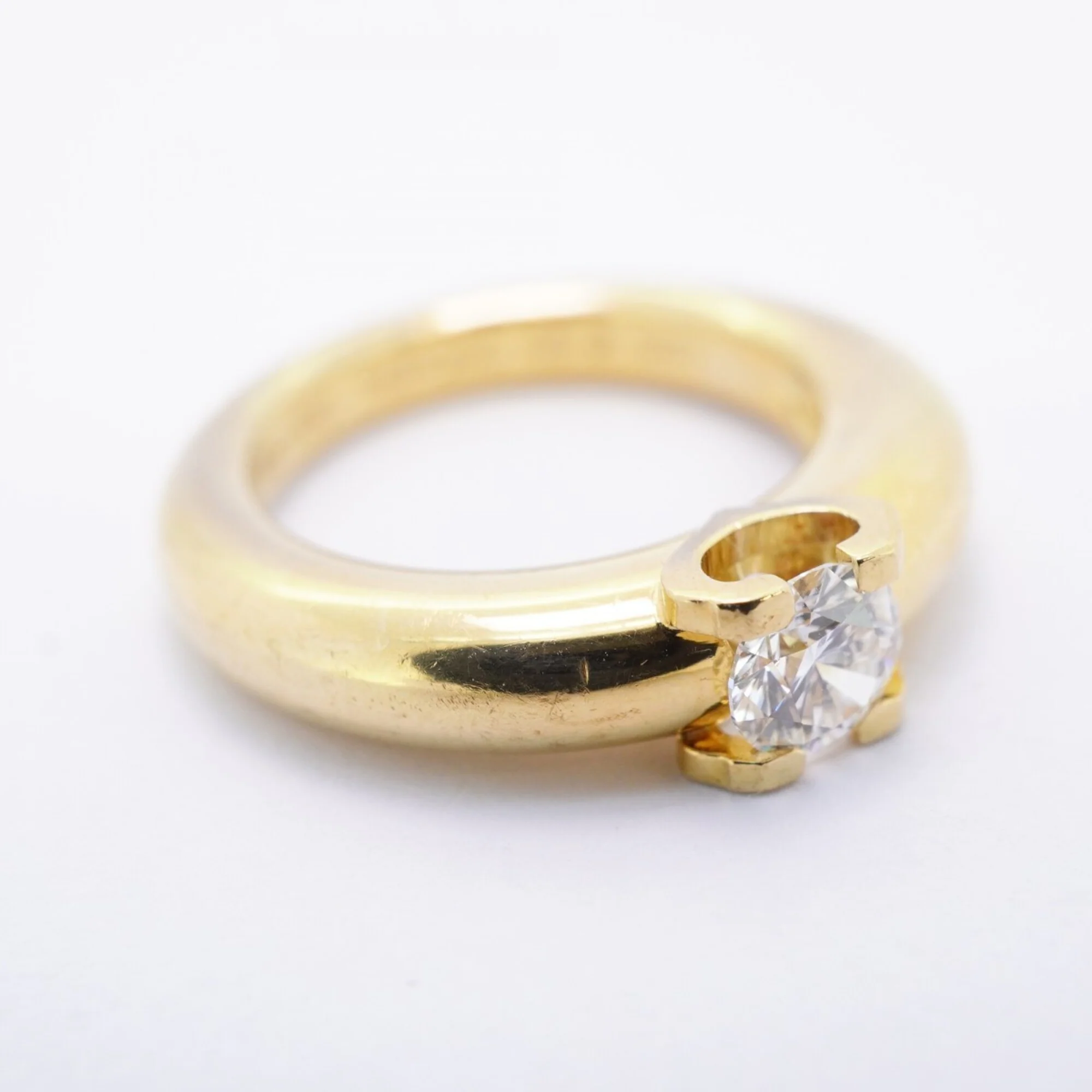 C de Cartier Ring 18K Yellow Gold - Image 9