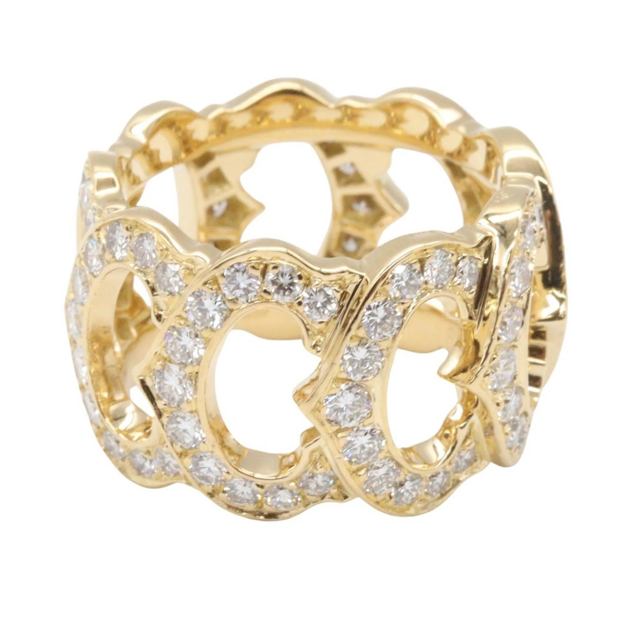 C de Cartier Ring 18K Yellow Gold - Image 2