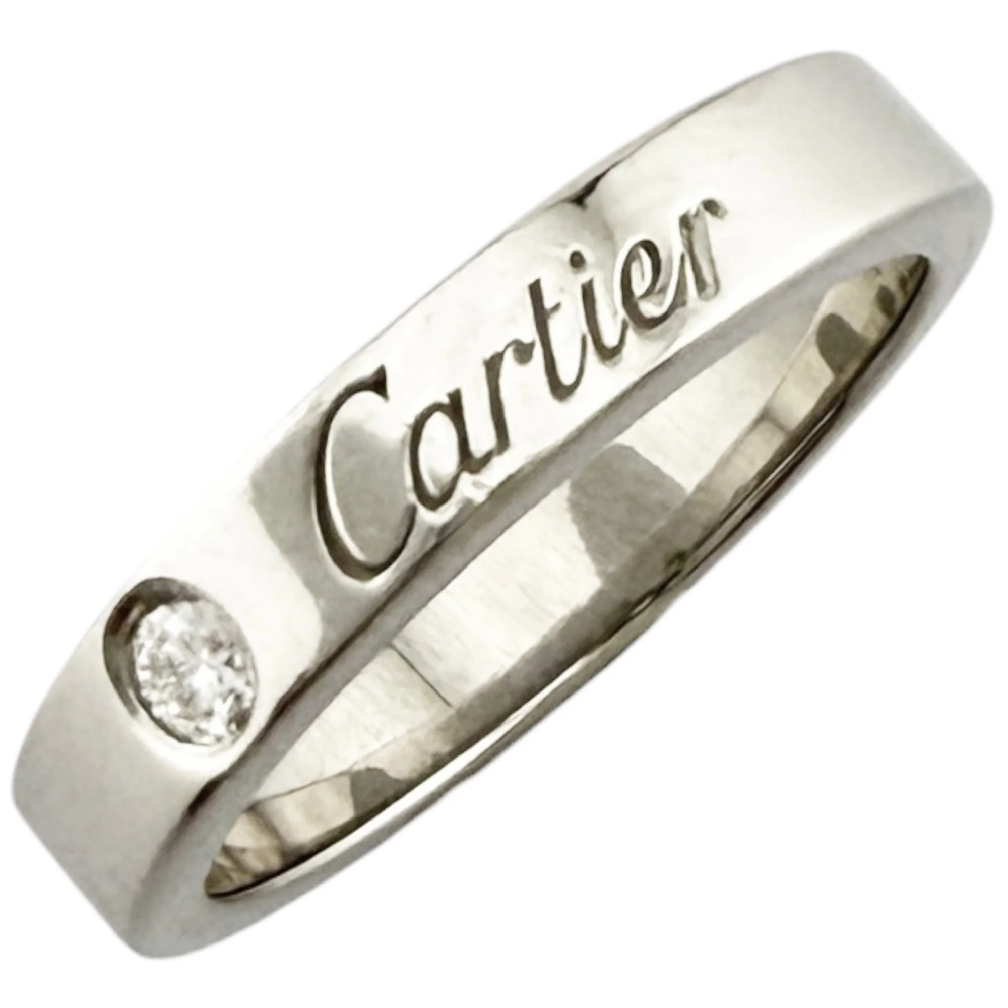 C de Cartier Ring Platinum