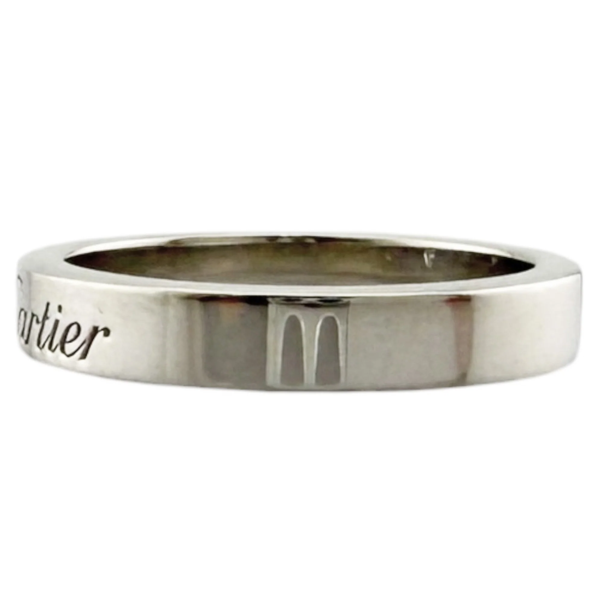 C de Cartier Ring Platinum - Image 4
