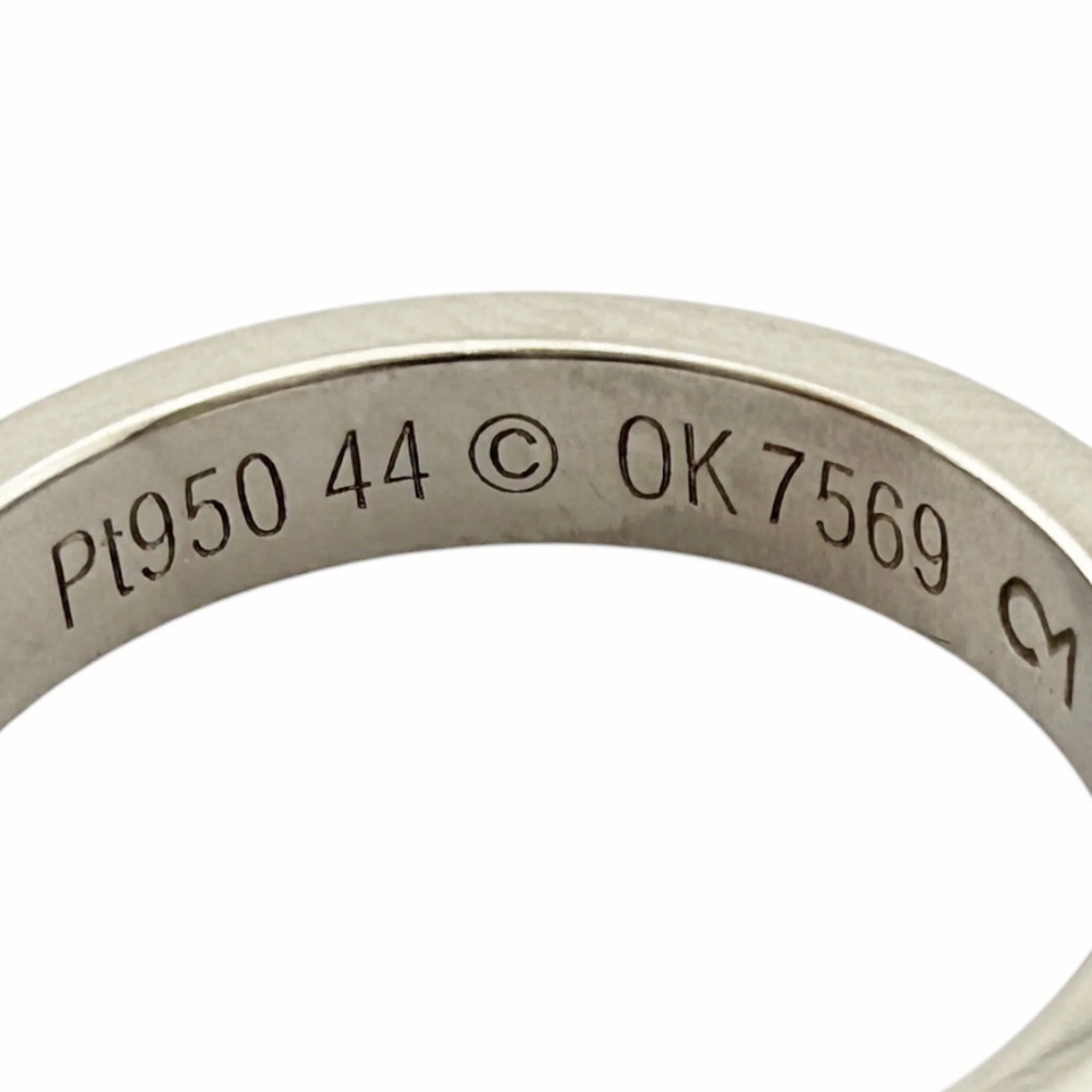 C de Cartier Ring Platinum - Image 7