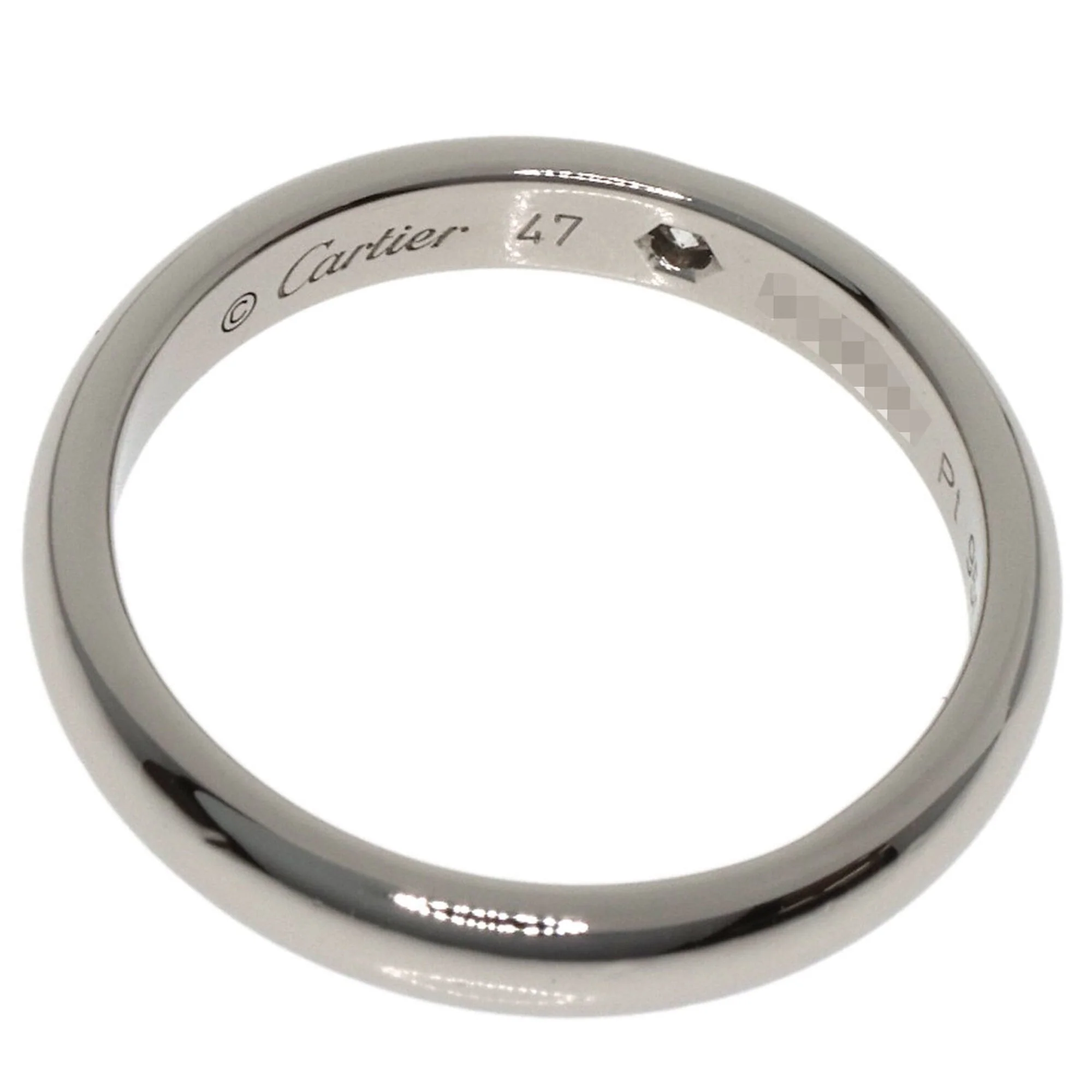 C de Cartier Ring Platinum - Image 4